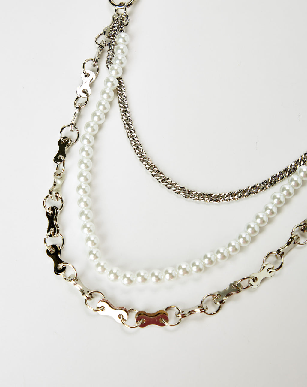 PRVT LBL Wallet Chain Pearl Silver 2 Chain - Rule of Next Accessories