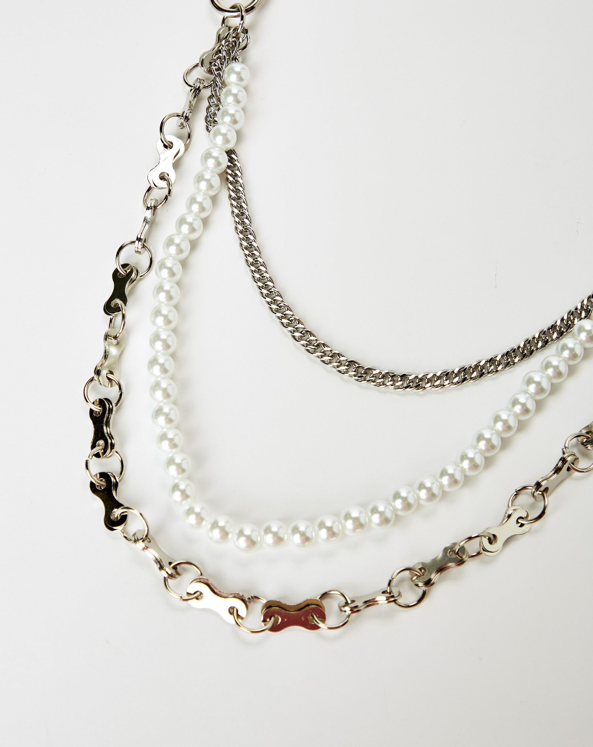PRVT LBL Wallet Chain Pearl Silver 2 Chain - Rule of Next Accessories