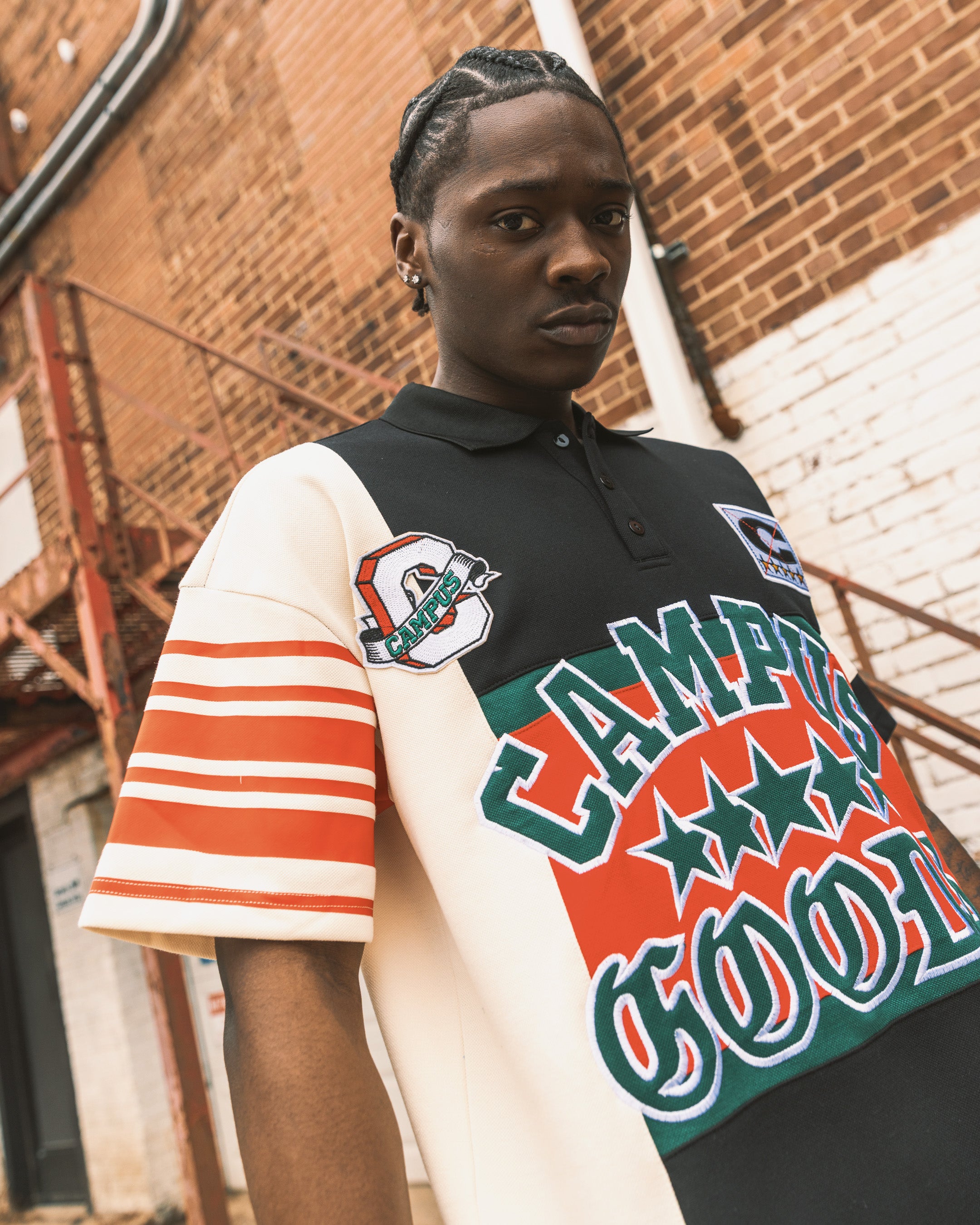 Campus Valor Varsity Polo. Underground Apparel. Rule of Next Streetwear.