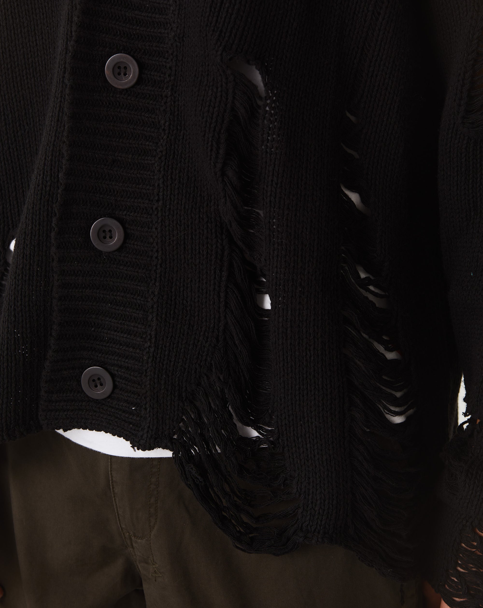 mnml Distressed Cardigan - Rule of Next Apparel
