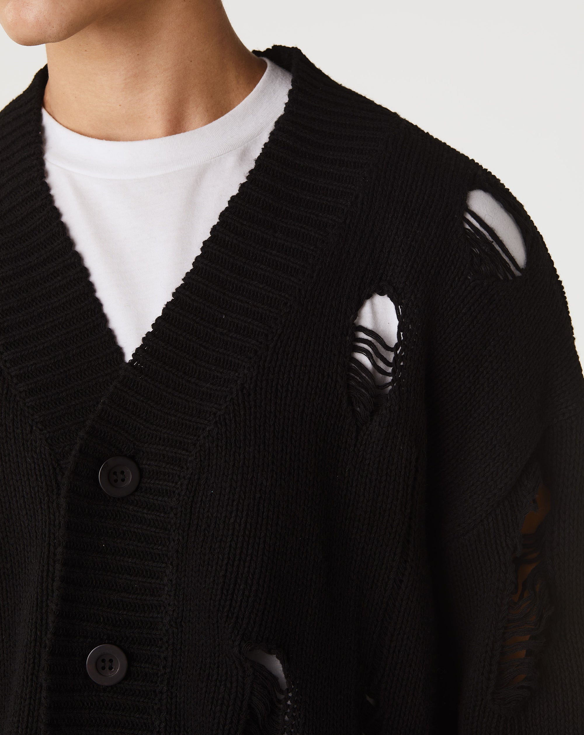 mnml Distressed Cardigan - Rule of Next Apparel