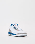 Air Jordan Kids' Air Jordan 3 Retro 'True Blue' (GS) in White / Fire Red / True Blue