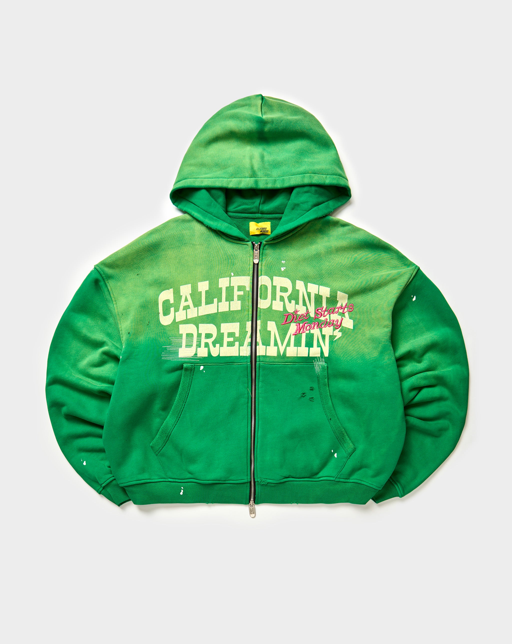 Diet Starts Monday California Dreamin Full Zip Hoodie. Underground Apparel. Rule of Next Streetwear.