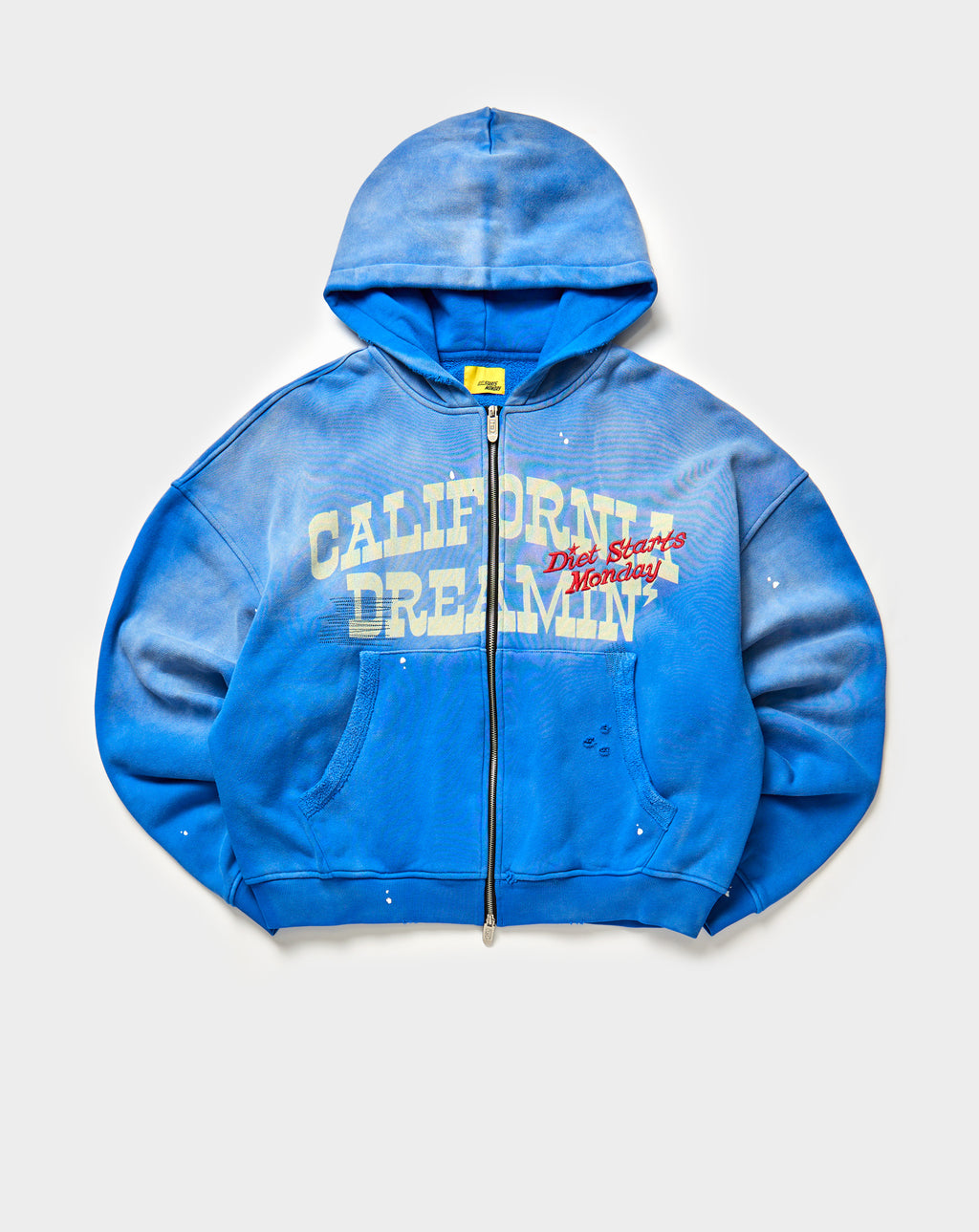Diet Starts Monday California Dreamin Full Zip Hoodie. Underground Apparel. Rule of Next Streetwear.