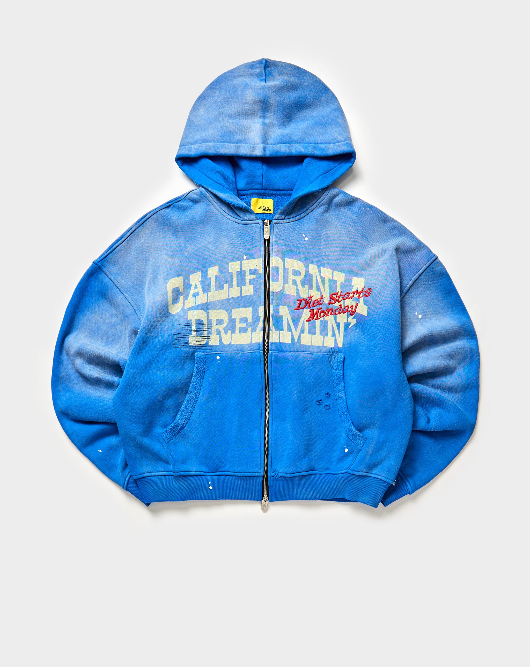 Diet Starts Monday California Dreamin Full Zip Hoodie. Underground Apparel. Rule of Next Streetwear.