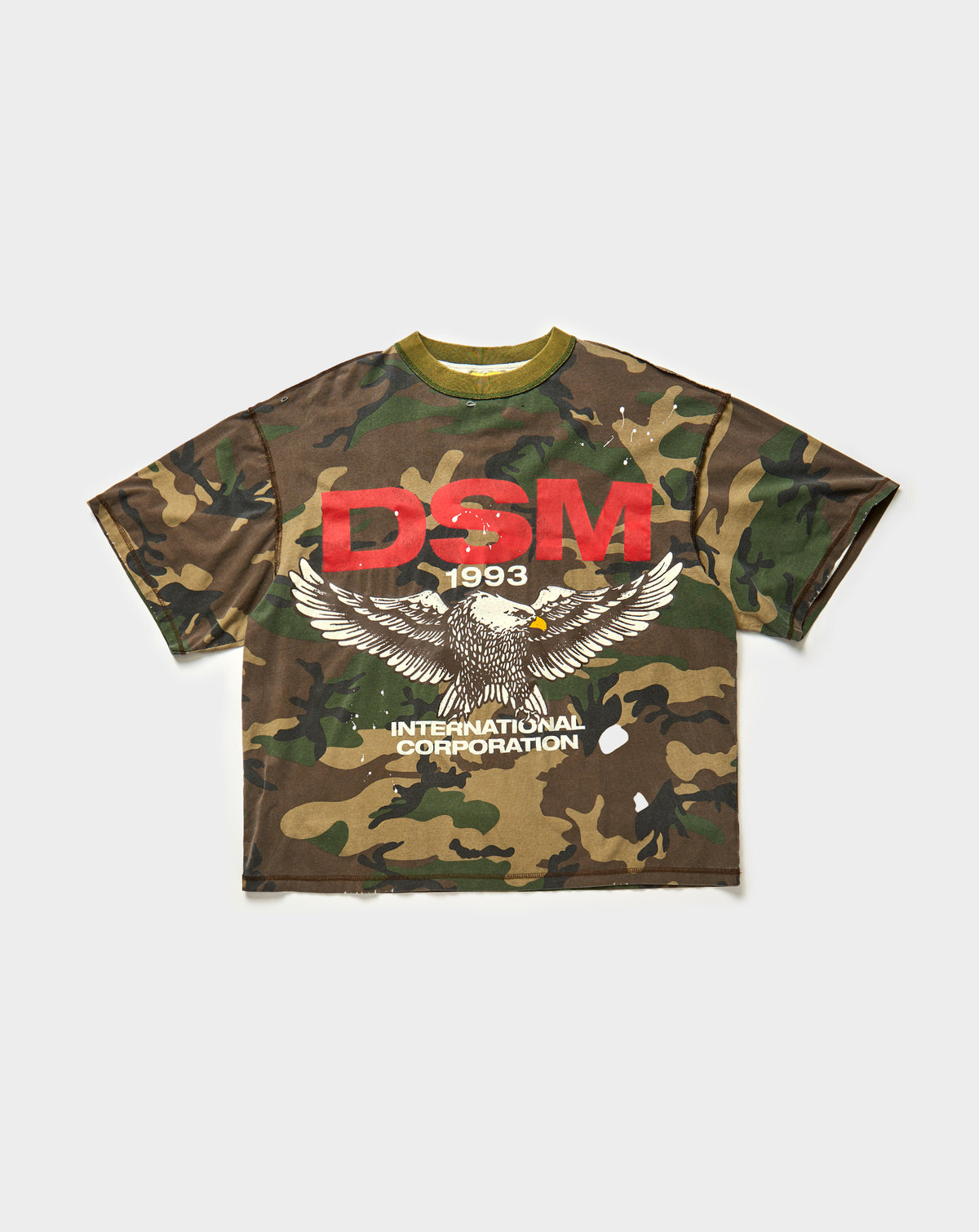 Diet Starts Monday DSM Eagle Camo T-Shirt. Underground Apparel. Rule of Next Streetwear.