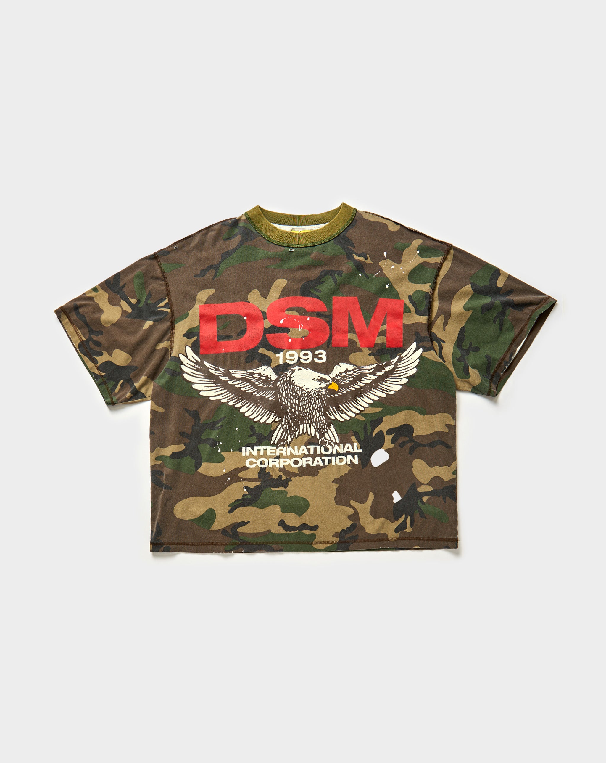 Diet Starts Monday DSM Eagle Camo T-Shirt. Underground Apparel. Rule of Next Streetwear.