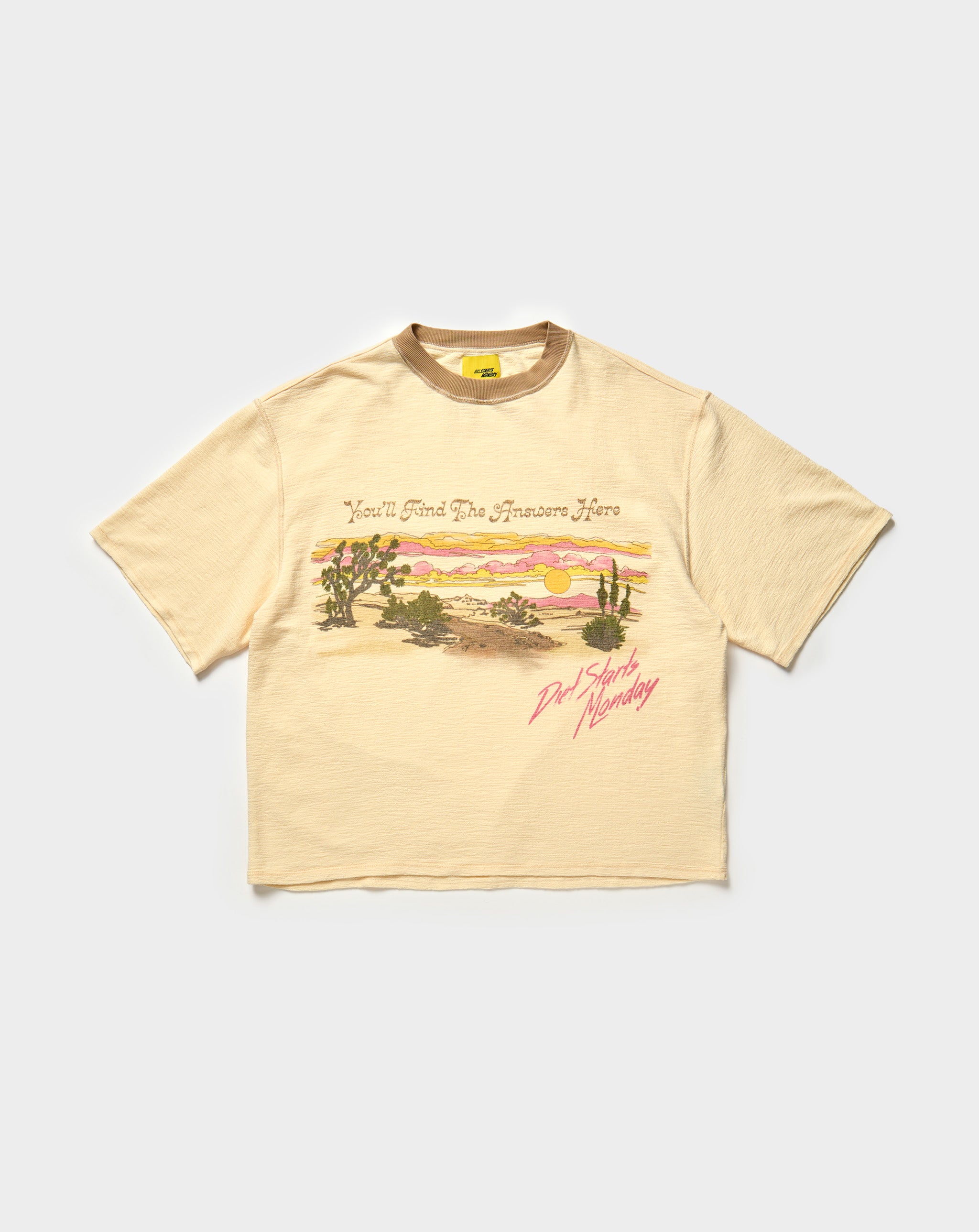 Diet Starts Monday Desertscape T-Shirt. Underground Apparel. Rule of Next Streetwear.