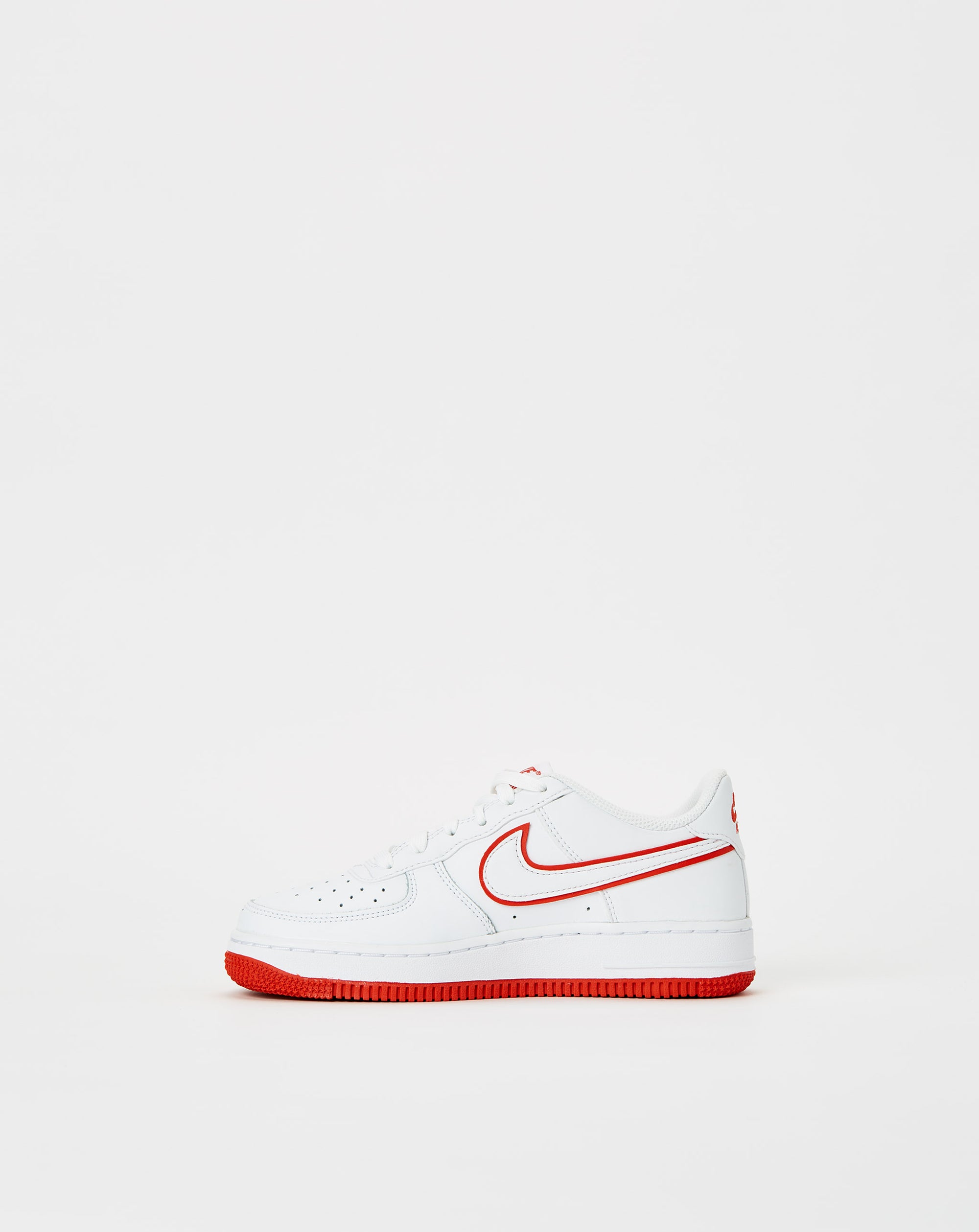 Nike Toddler Force 1 Low White/White-Picante Red