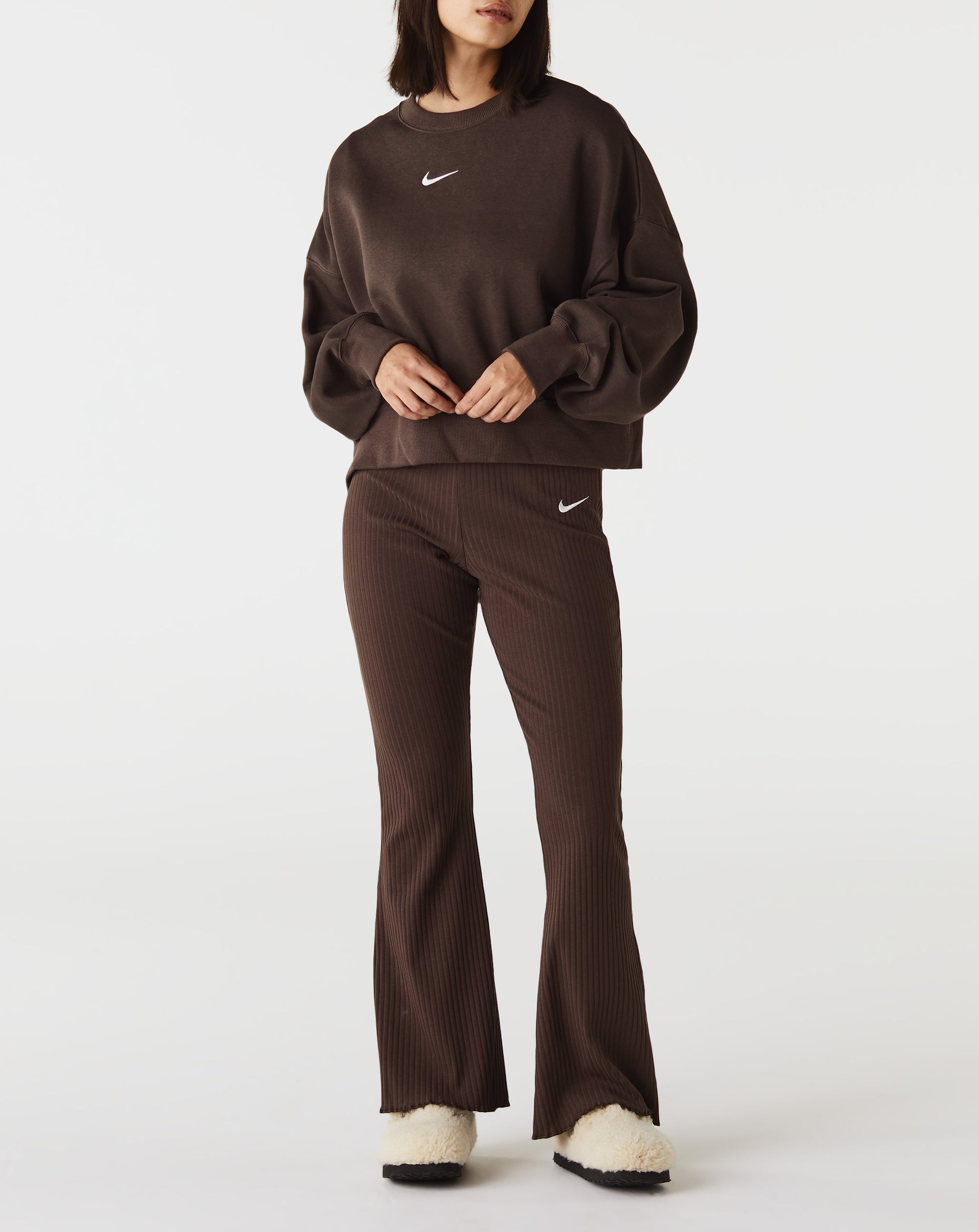 Nike Women's High-Waisted Ribbed Jersey Pants - Rule of Next Apparel