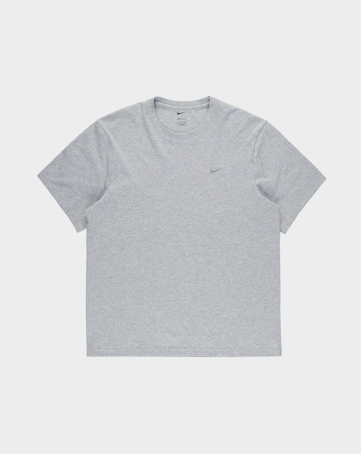 Nike Dri-FIT Short-Sleeve Versatile Top in Dark Grey Heather / Htr / Smoke Grey