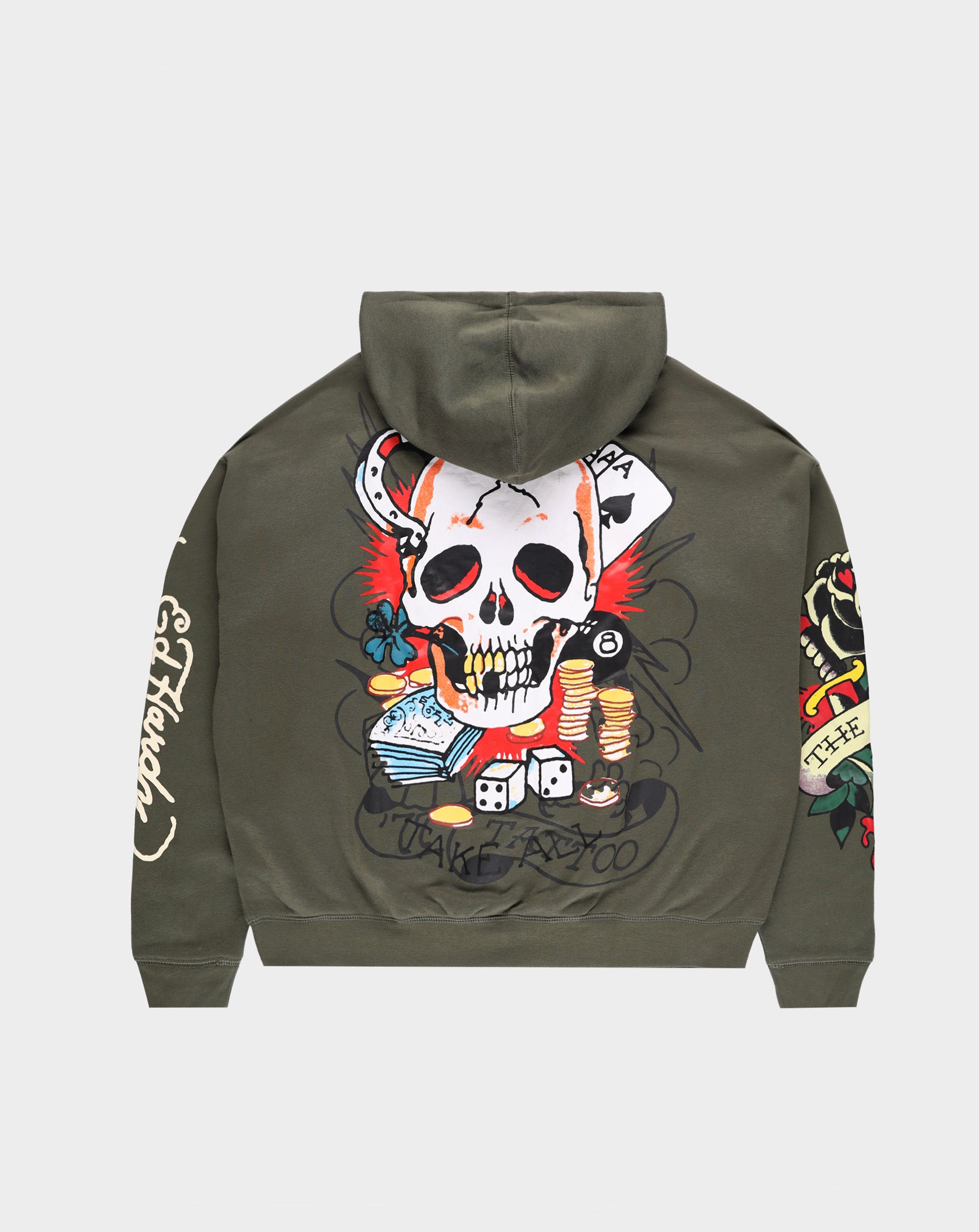 Ed Hardy パーカー barebear 楽天市場】Ed Hardy エドハーディー フルZIPパーカー EDH-2406