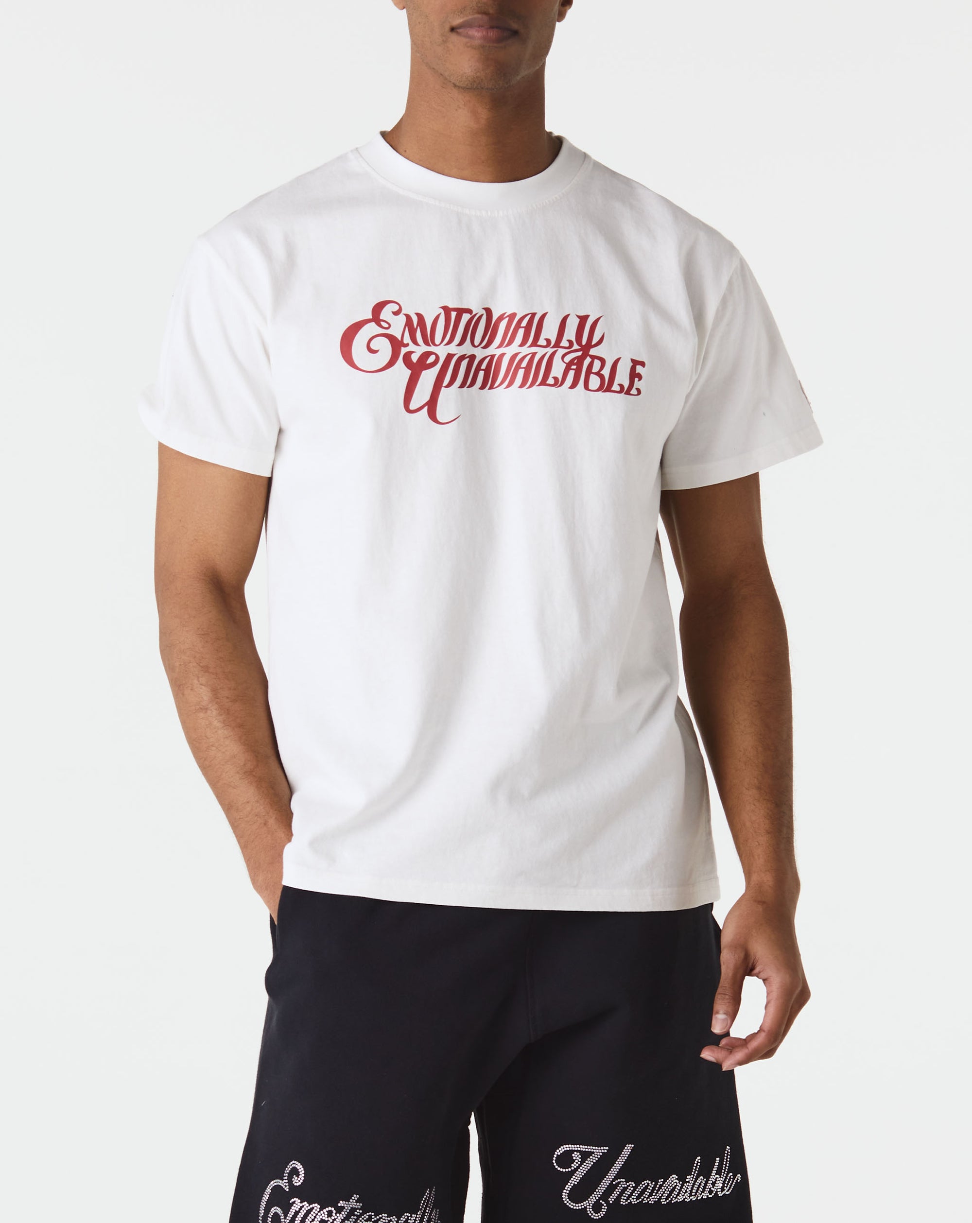 Emotionally Unavailable Script T-Shirt - Rule of Next Apparel
