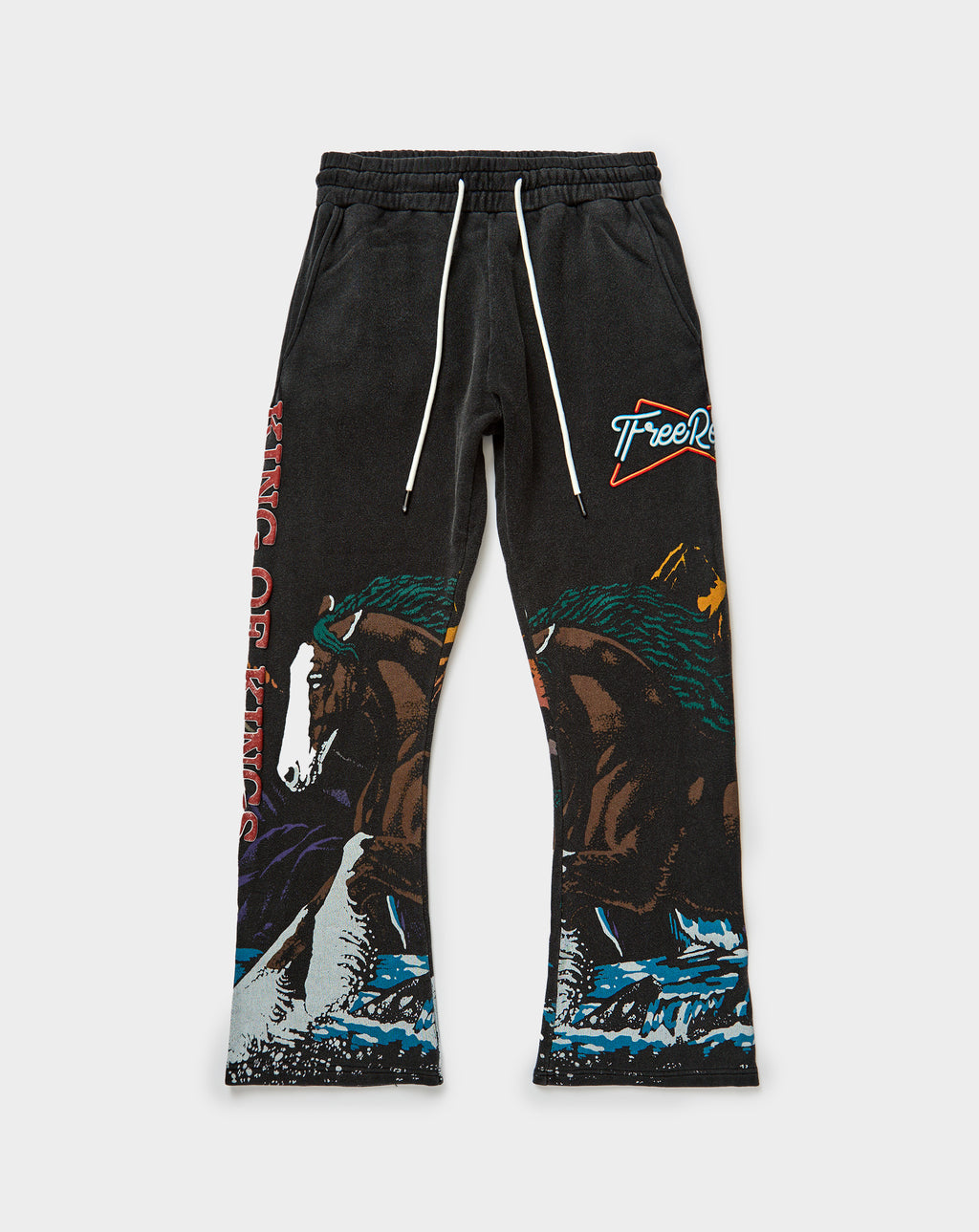 Free Refills Kings Flare Sweatpants Vintage Grey. Underground Apparel. Rule of Next Streetwear.