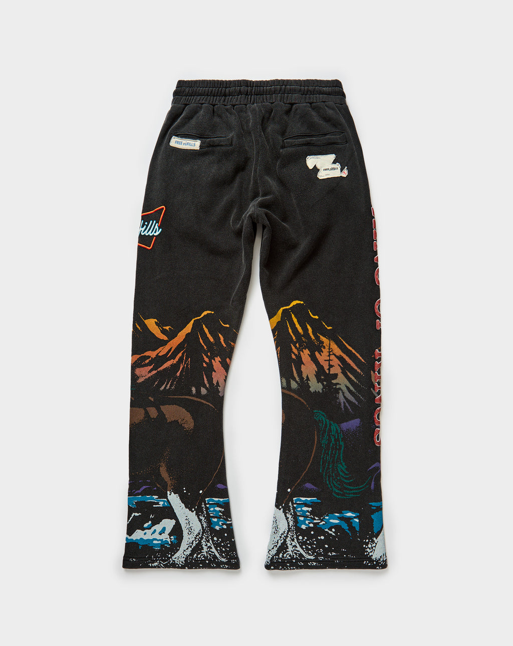 Free Refills Kings Flare Sweatpants Vintage Grey. Underground Apparel. Rule of Next Streetwear.