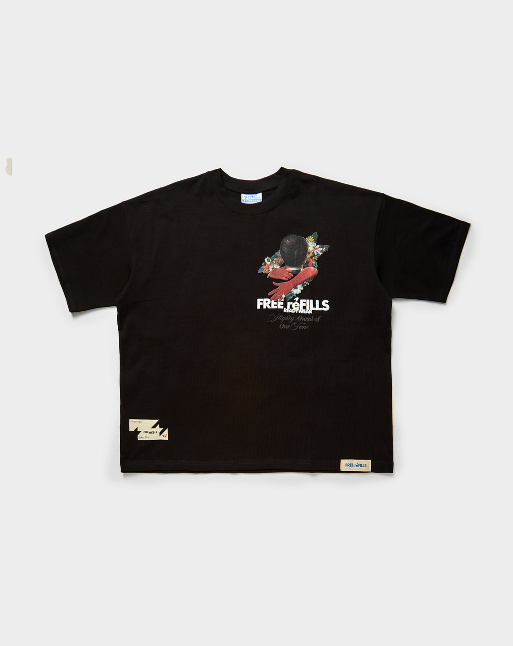 Free Refills Monsieur T-Shirt Black. Underground Apparel. Rule of Next Streetwear.