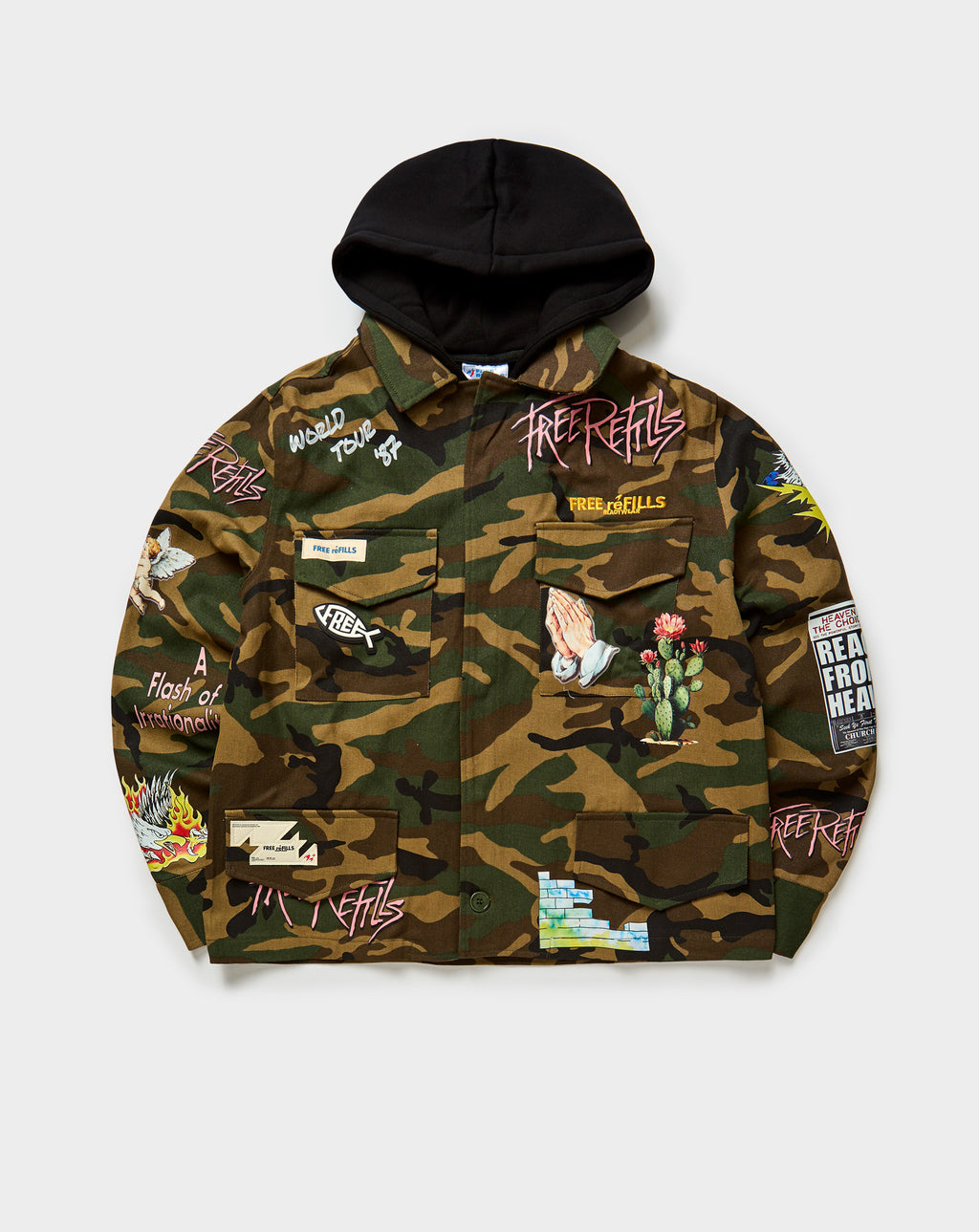 Free Refills Floyd Camo Jacket Camo. Underground Apparel. Rule of Next Streetwear.