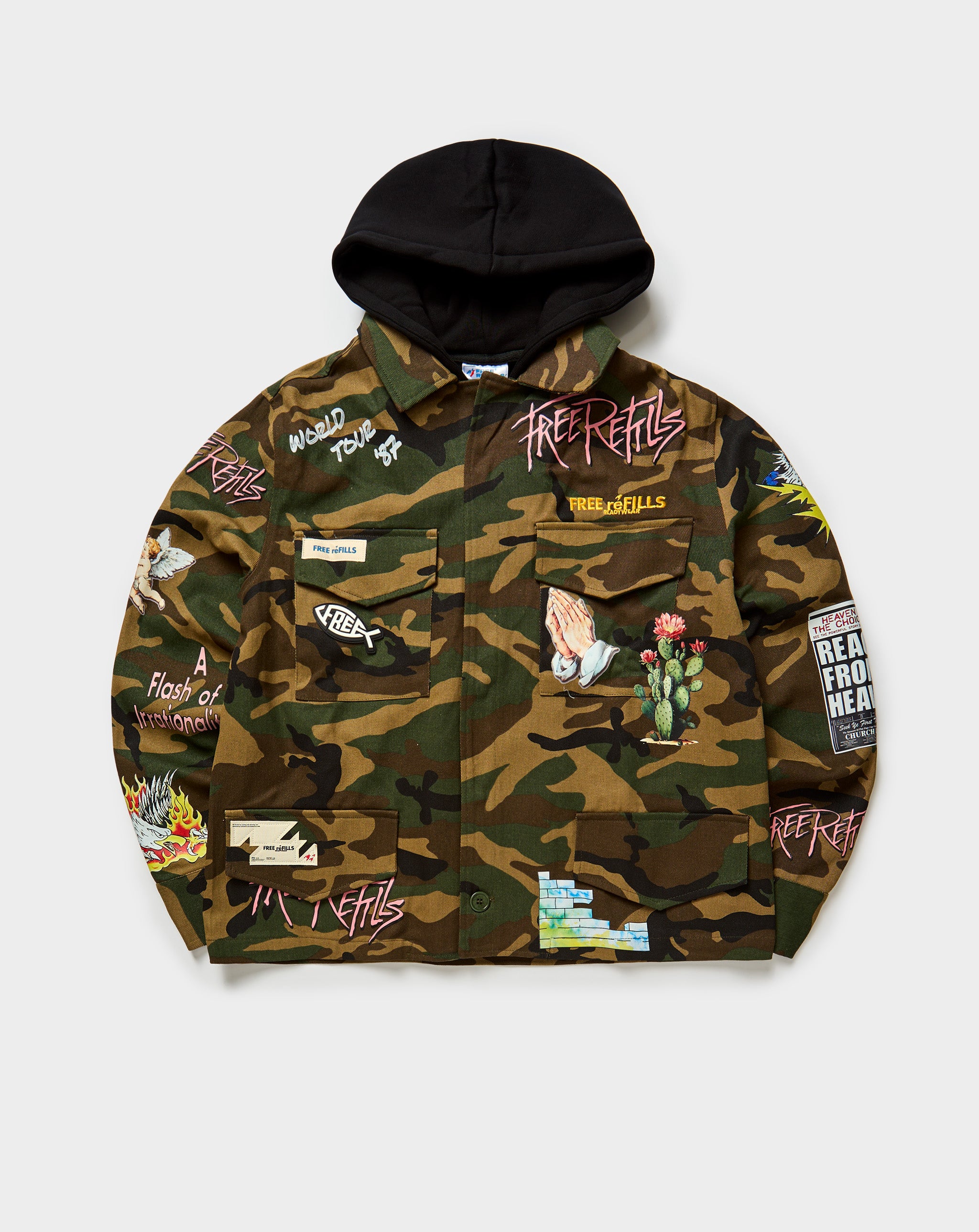 Free Refills Floyd Camo Jacket Camo. Underground Apparel. Rule of Next Streetwear.