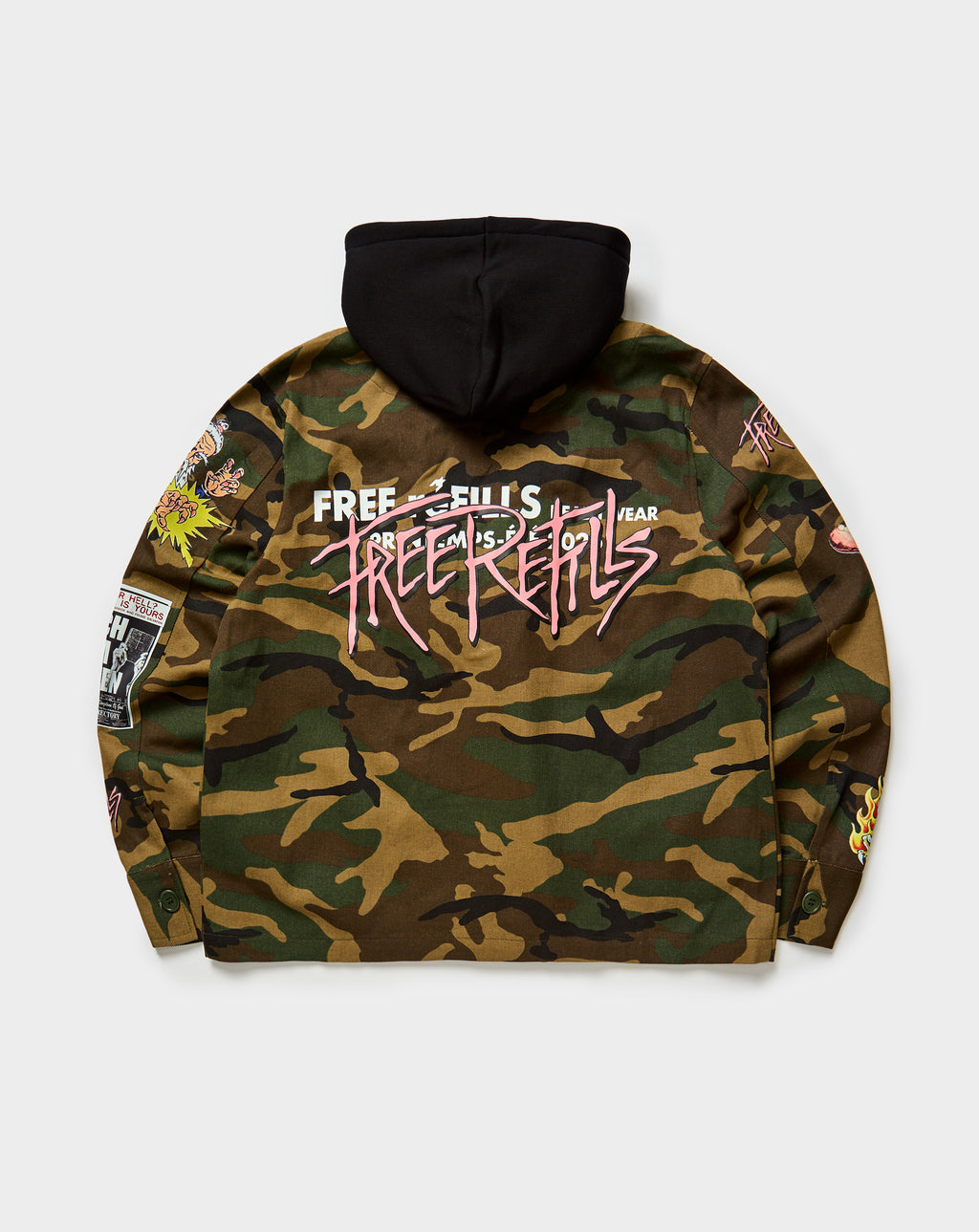 Free Refills Floyd Camo Jacket Camo. Underground Apparel. Rule of Next Streetwear.