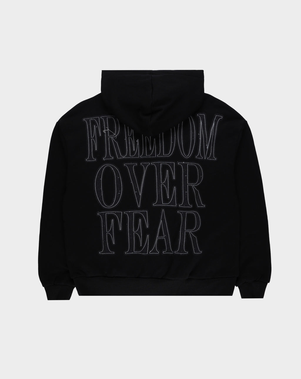Needlework Freedom Over Fear Hoodie - Rule of Next Apparel