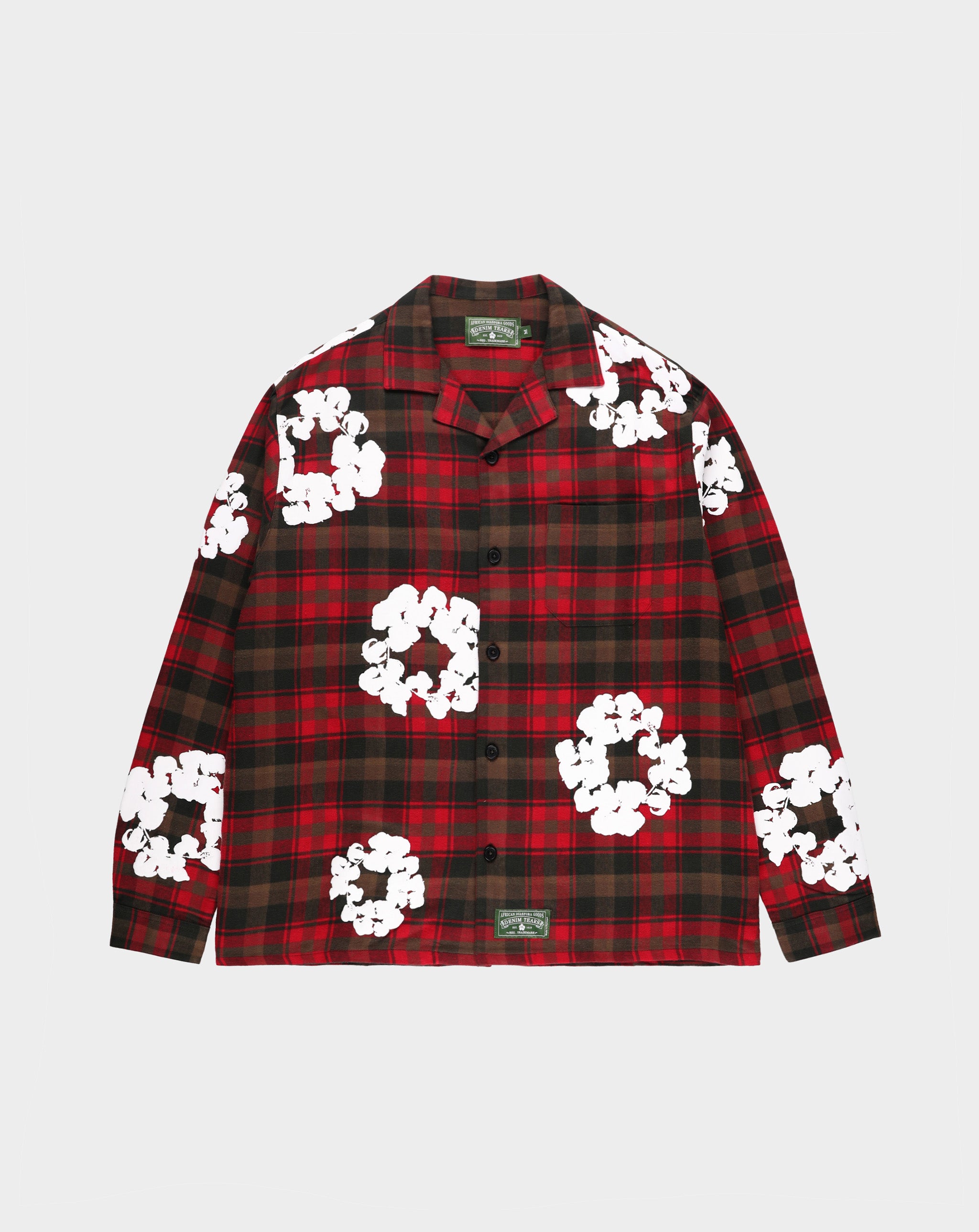 Denim Tears Cotton Wreath Pajama Shirt - Rule of Next Apparel