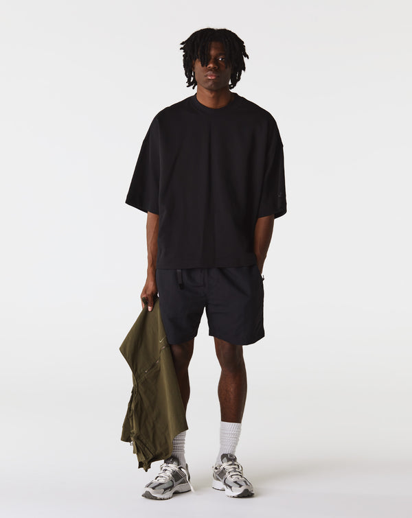 Nike - Tech Fleece Short Sleeve Top - Black | Black - Rule