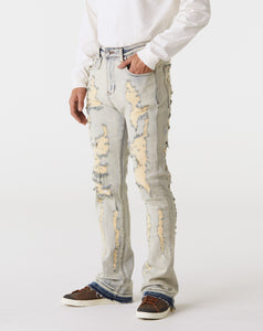 Gala Oxford Stacked Jeans - Rule of Next Apparel