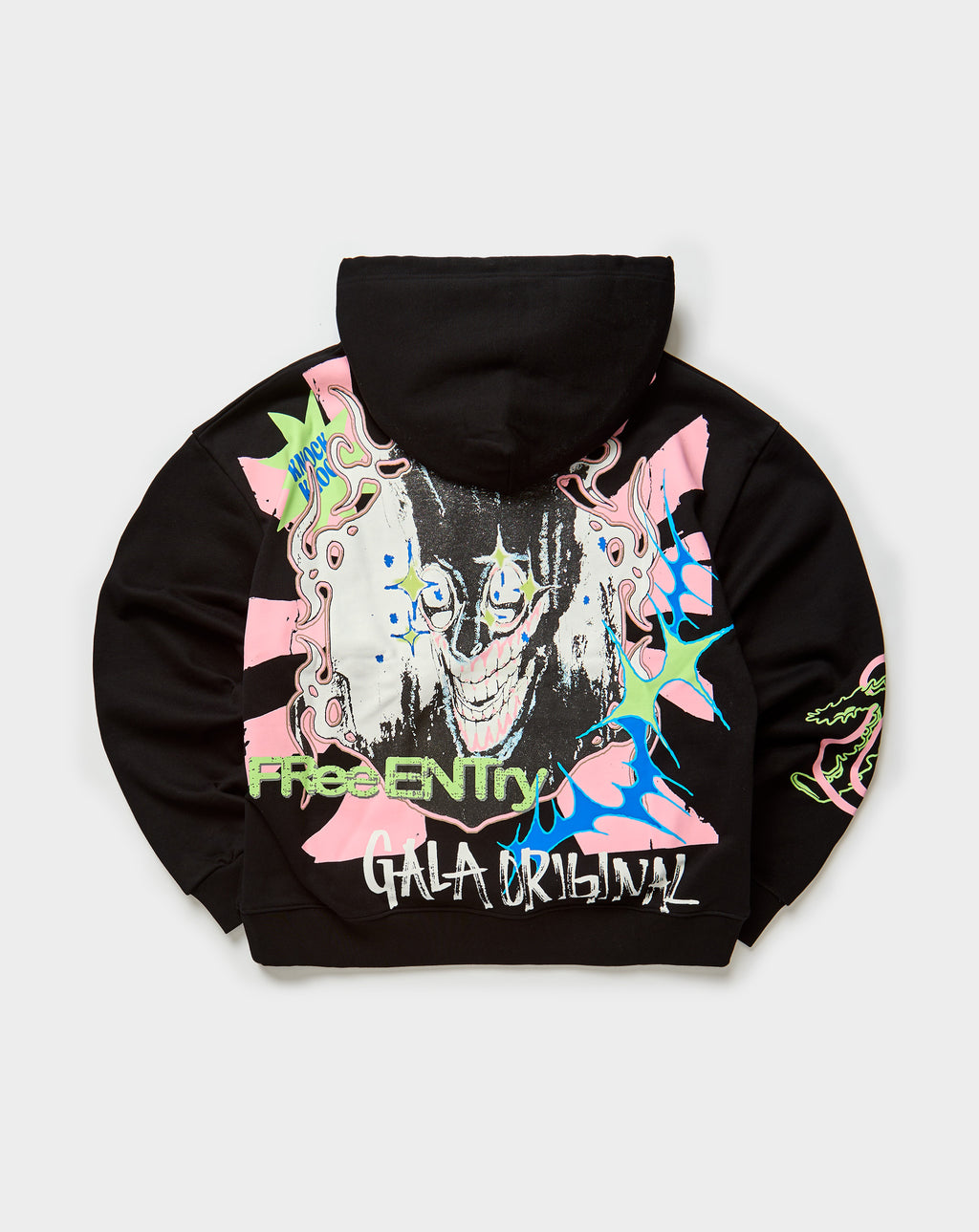 Gala Free Entry Hoodie Black. Underground Apparel. Rule of Next Streetwear.