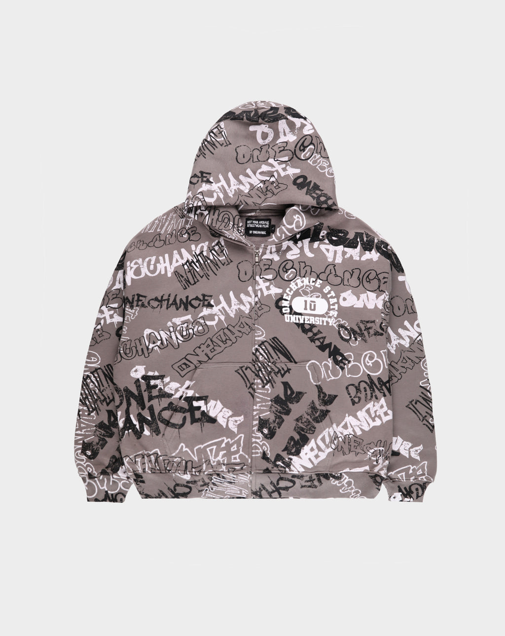 One Chance Graffiti Zip Up - Rule of Next Apparel