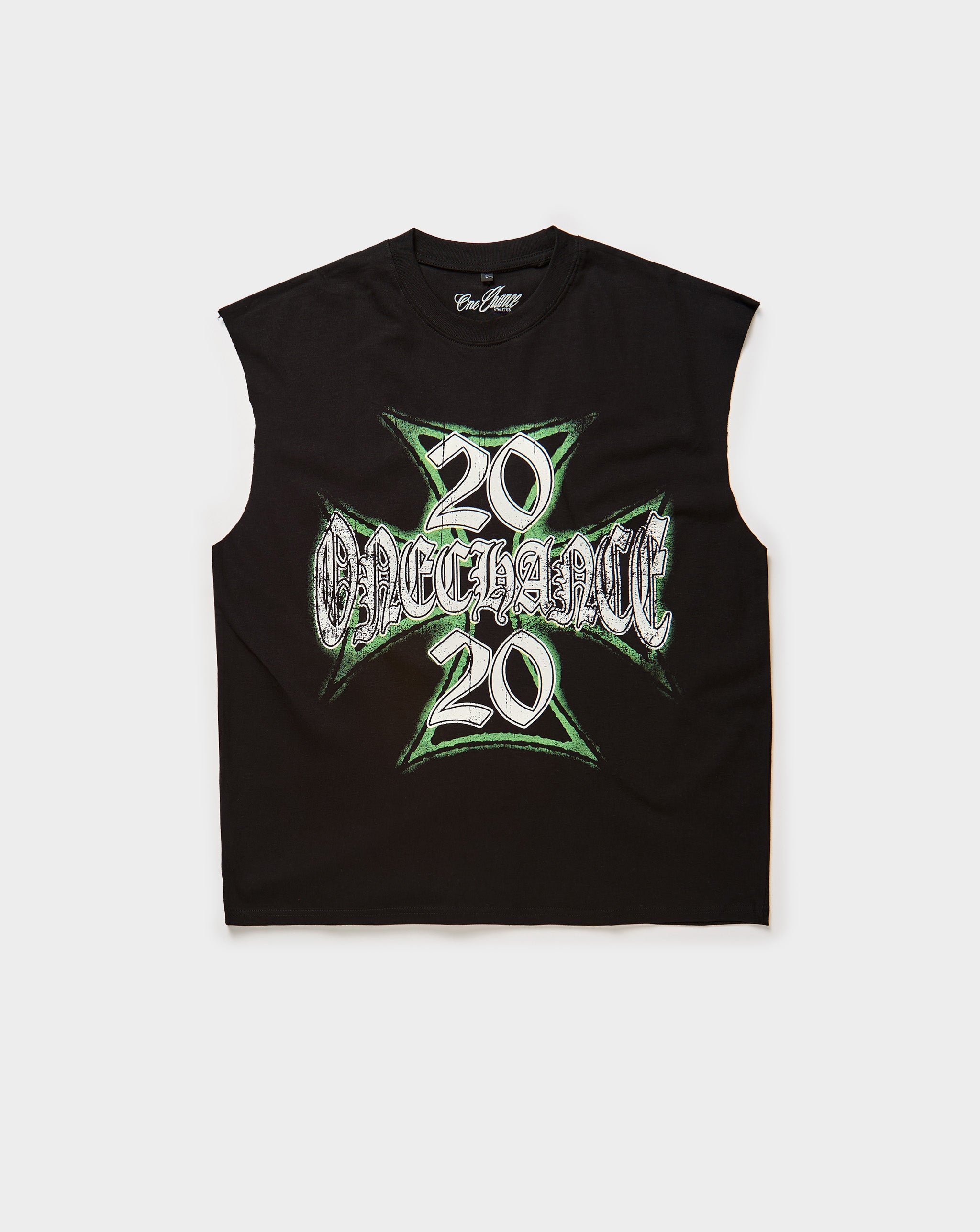 One Chance Green Tea Sleeveless Tee. Underground Apparel. Rule of Next Streetwear.