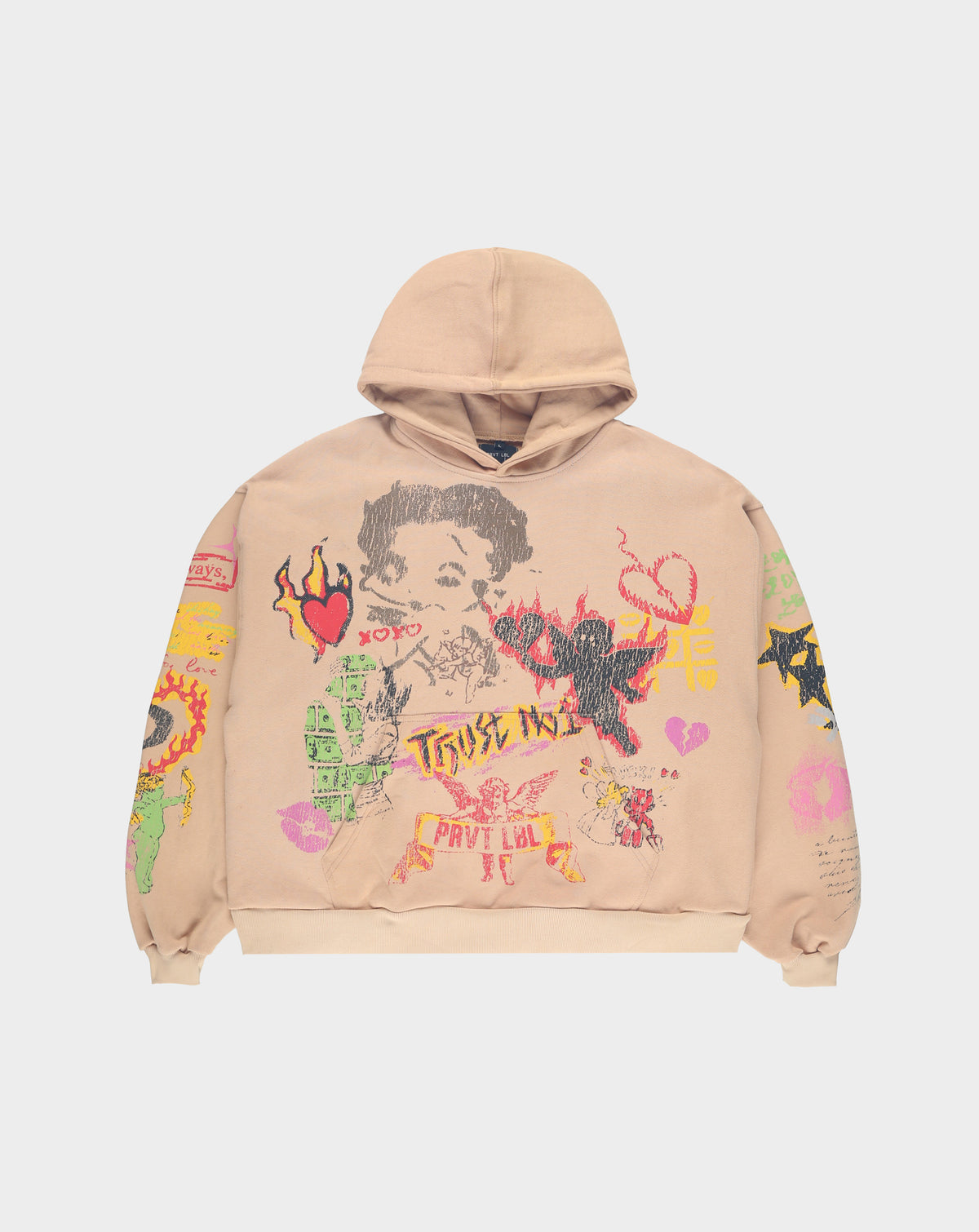 PRVT LBL Heartless Fortune Hoodie - Rule of Next Apparel