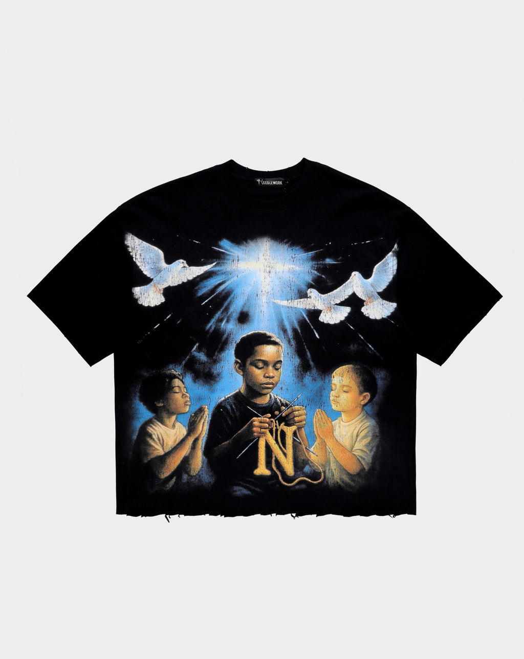 Needlework Heavenly Blessing T-Shirt - Rule of Next Apparel