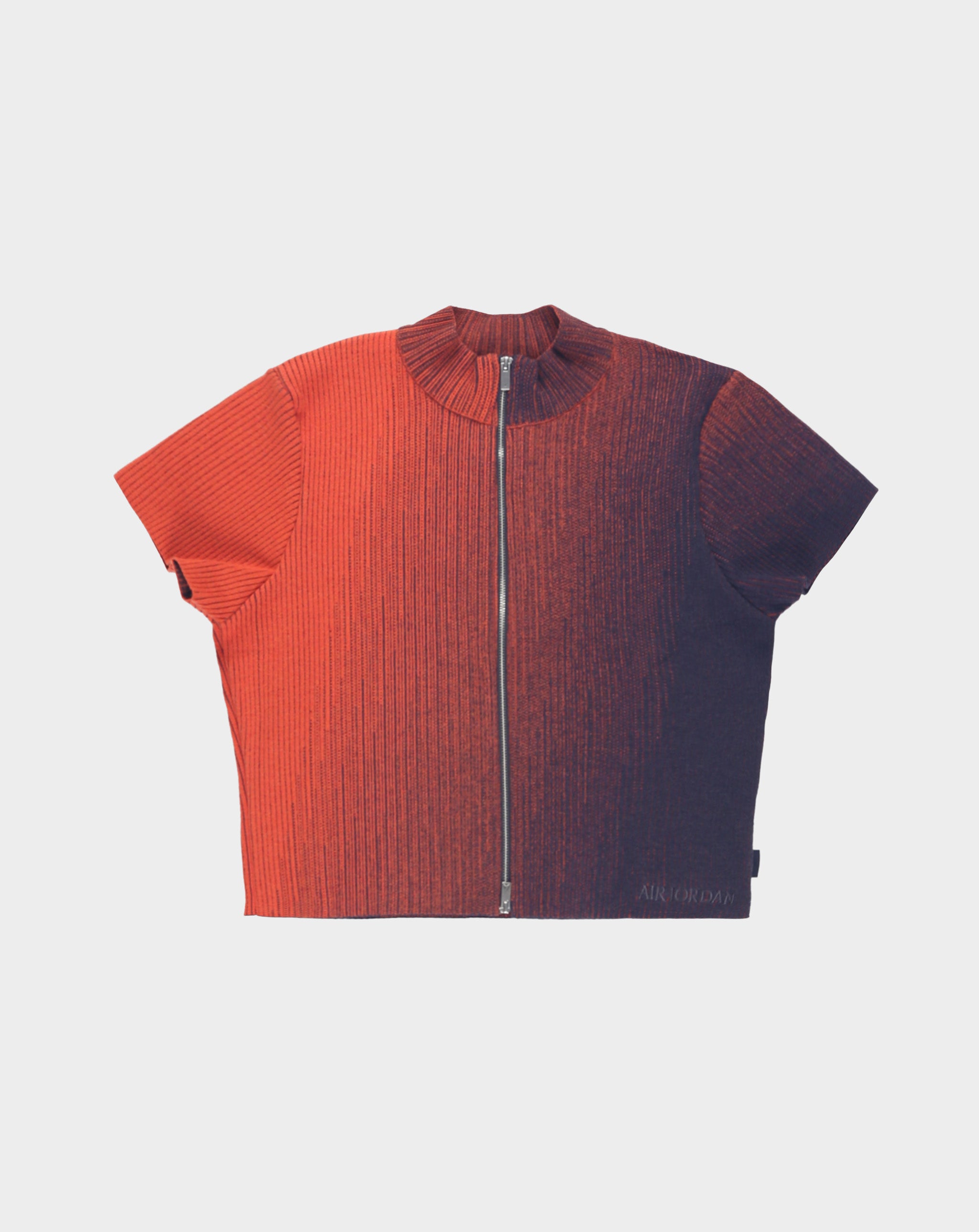 ' s Zippered Knit Top