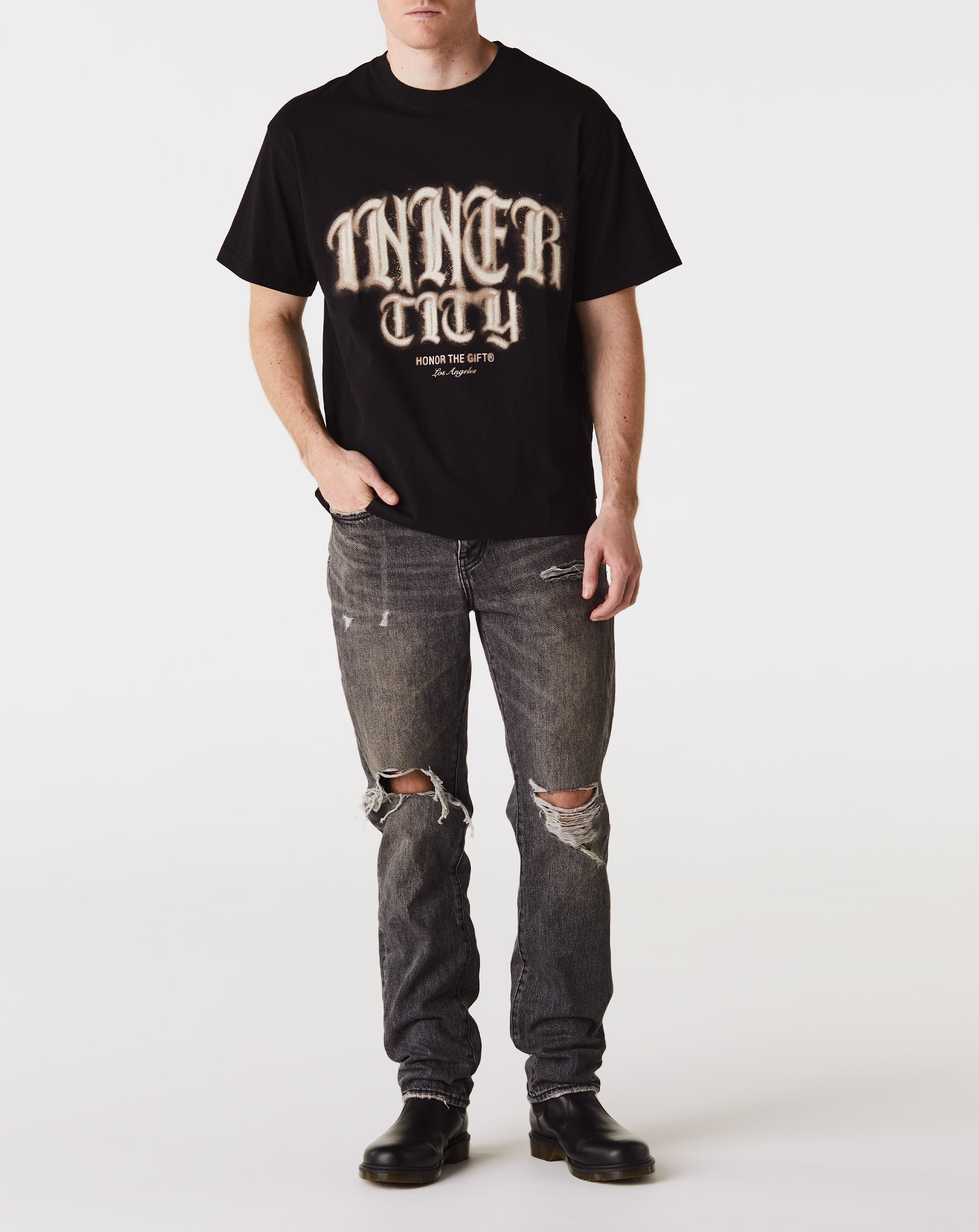 Honor The Gift Stamp Inner City T-Shirt - Rule of Next Apparel