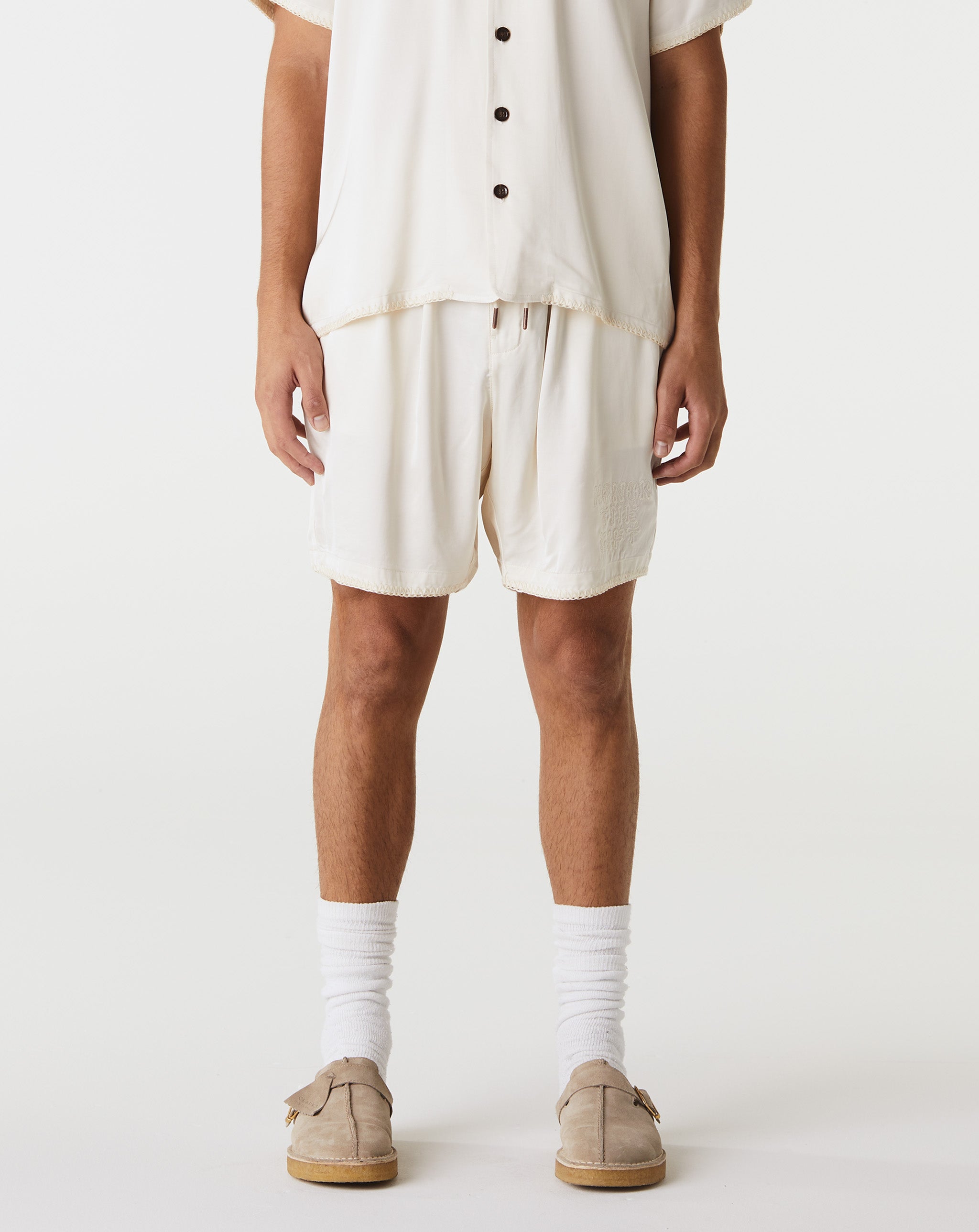 Honor The Gift Blanket Stitch Shorts - Rule of Next Apparel