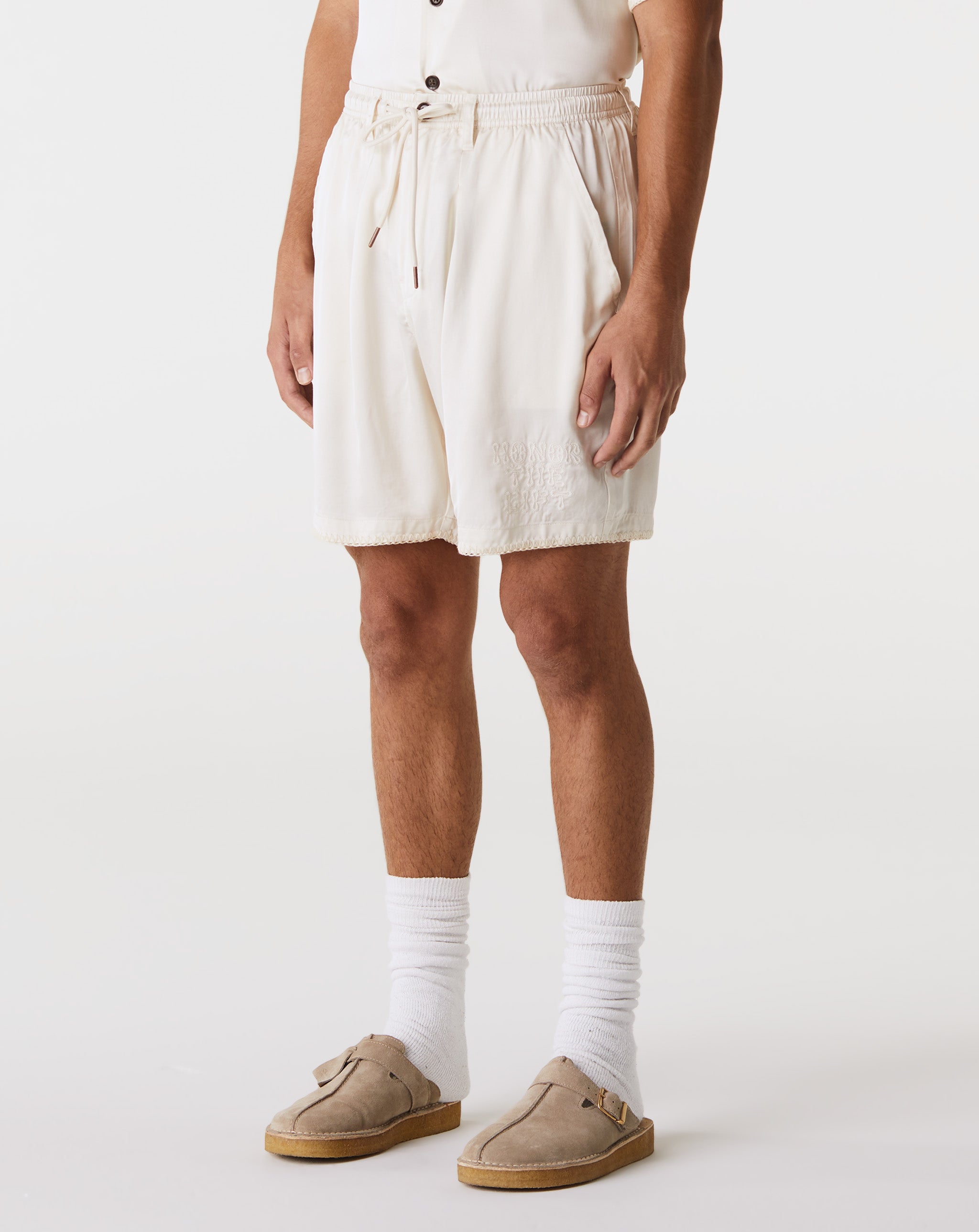 Honor The Gift Blanket Stitch Shorts - Rule of Next Apparel
