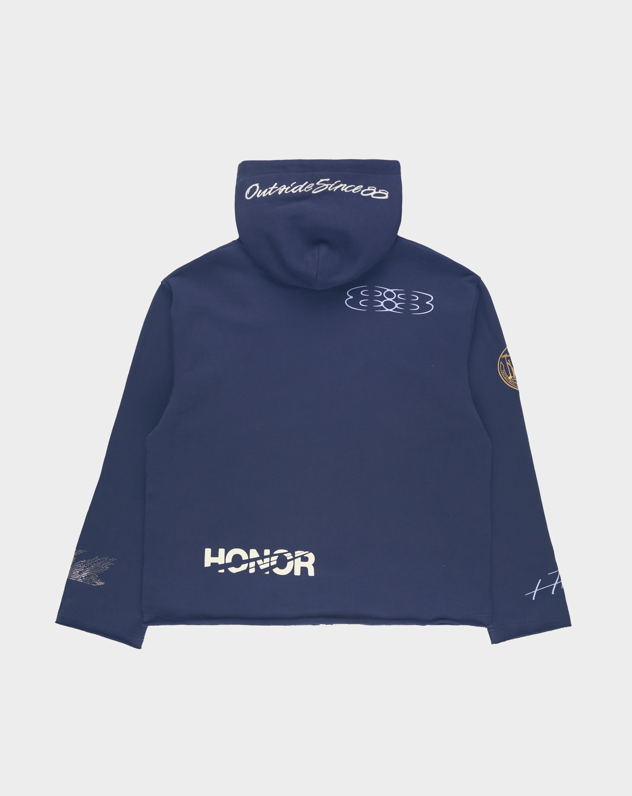 Honor The Gift 1988 Tattoo Full Zip Hoodie - Rule of Next Apparel