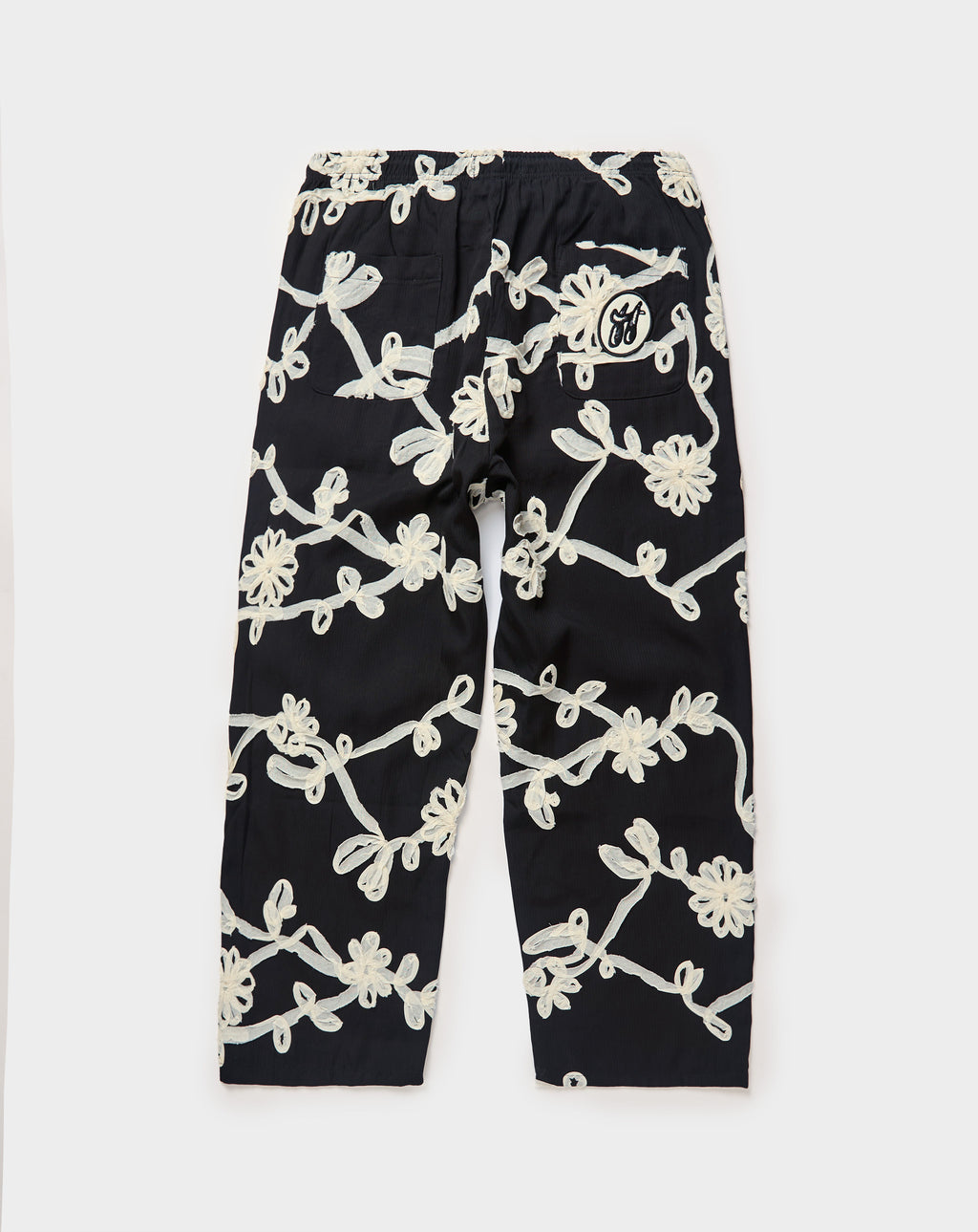 Honor The Gift Floral Ribbon Ankle Pants. Underground Apparel. Rule of Next Streetwear.