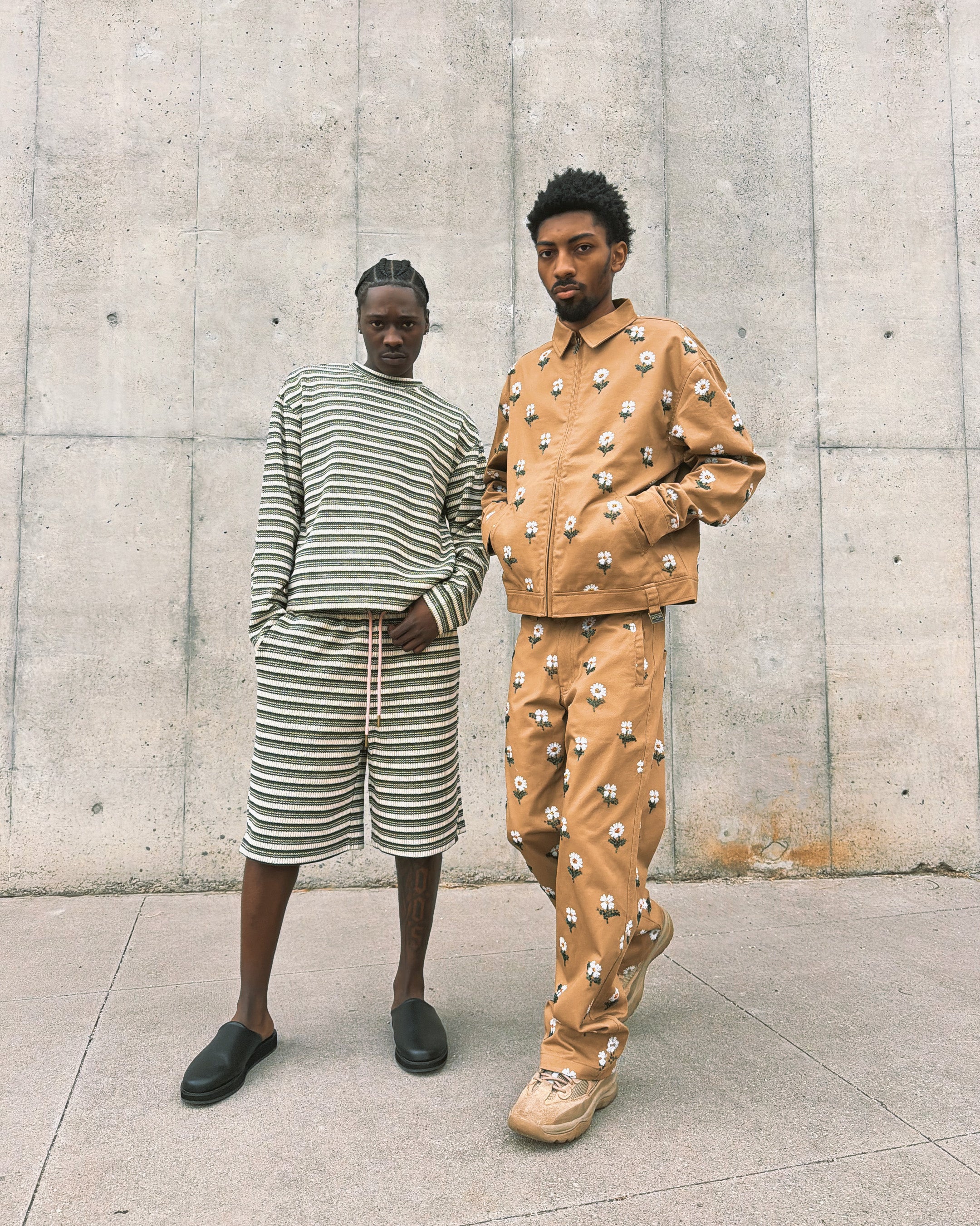 Flowers Beaded Pants