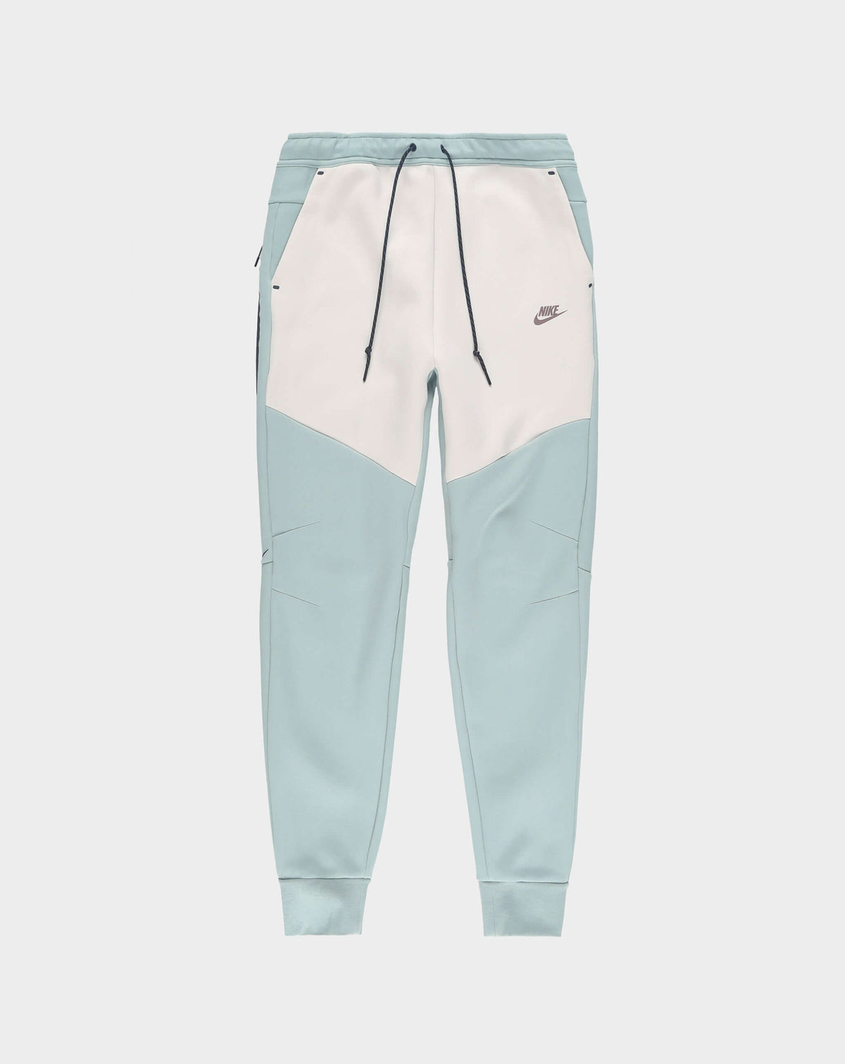 Nike Tech Fleece Jogger in Dusty Sage / Light Orewood Brown / Plum Eclipse