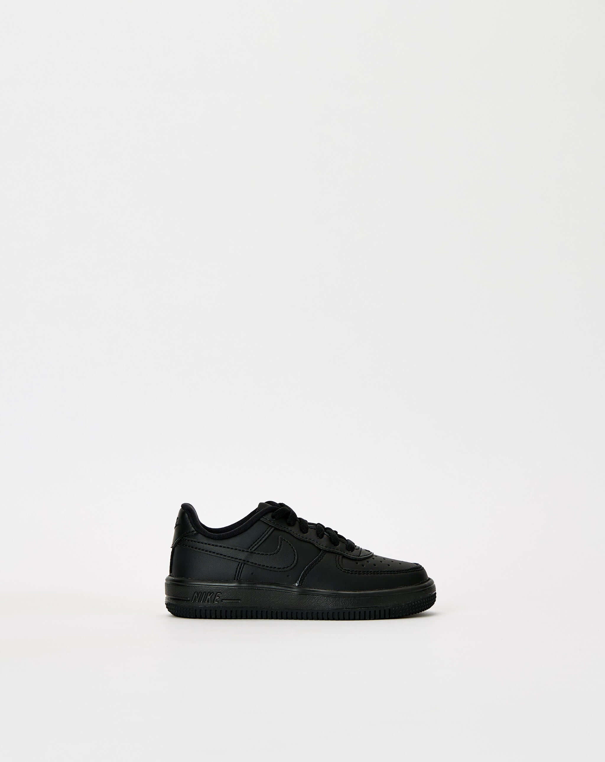 Kids' Air Force 1 Low Lace Black (PS)