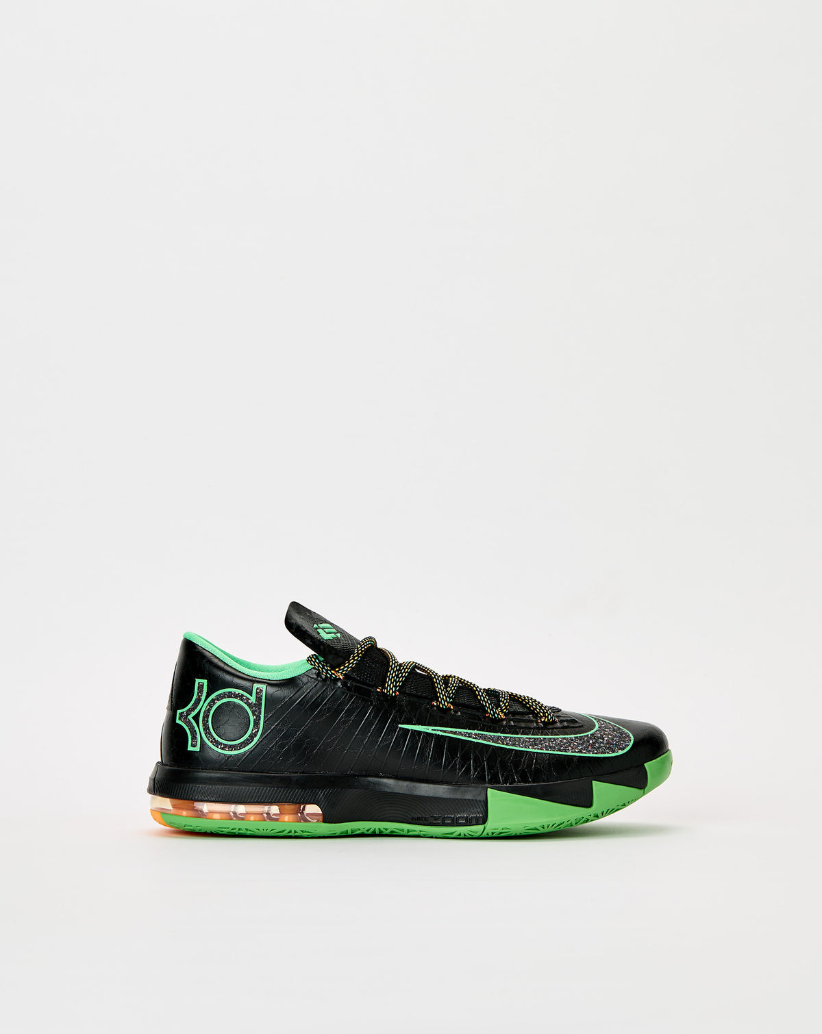 Nike KD 6 'Night Vision' in Black / Multicolor / Light Lucid Green