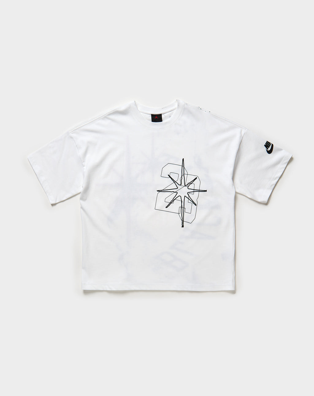 M J BLK CAT STAR SS TEE