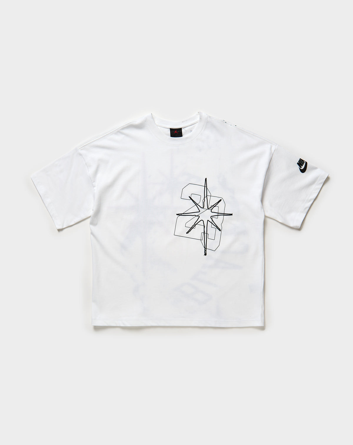 M J BLK CAT STAR SS TEE