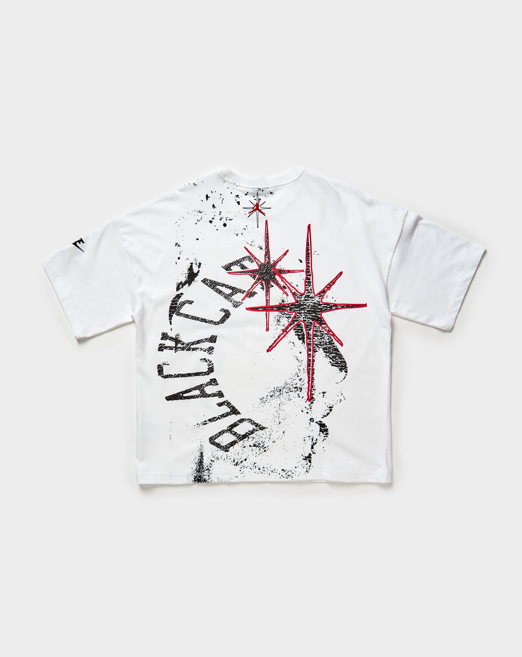 M J BLK CAT STAR SS TEE