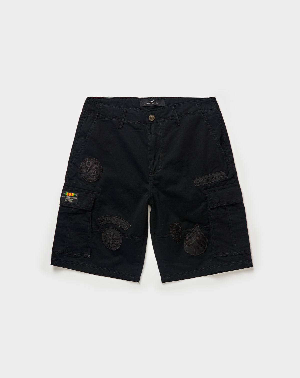 Jordan Craig Military Cargo Short in Black
