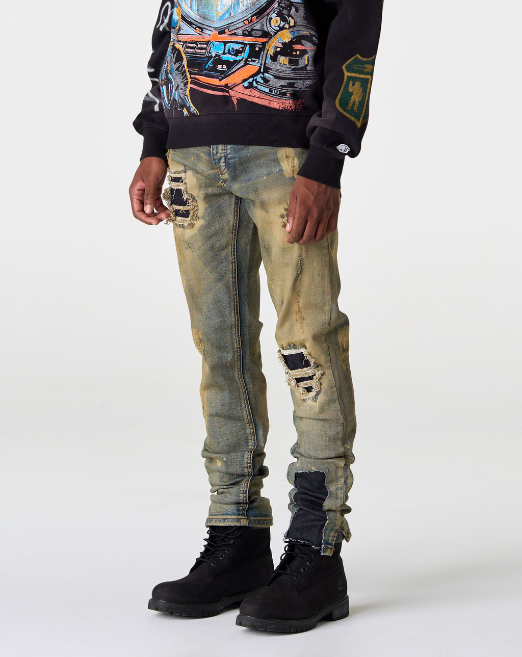 PRVT LBL Skinny Ripped Jean - Rule of Next Apparel