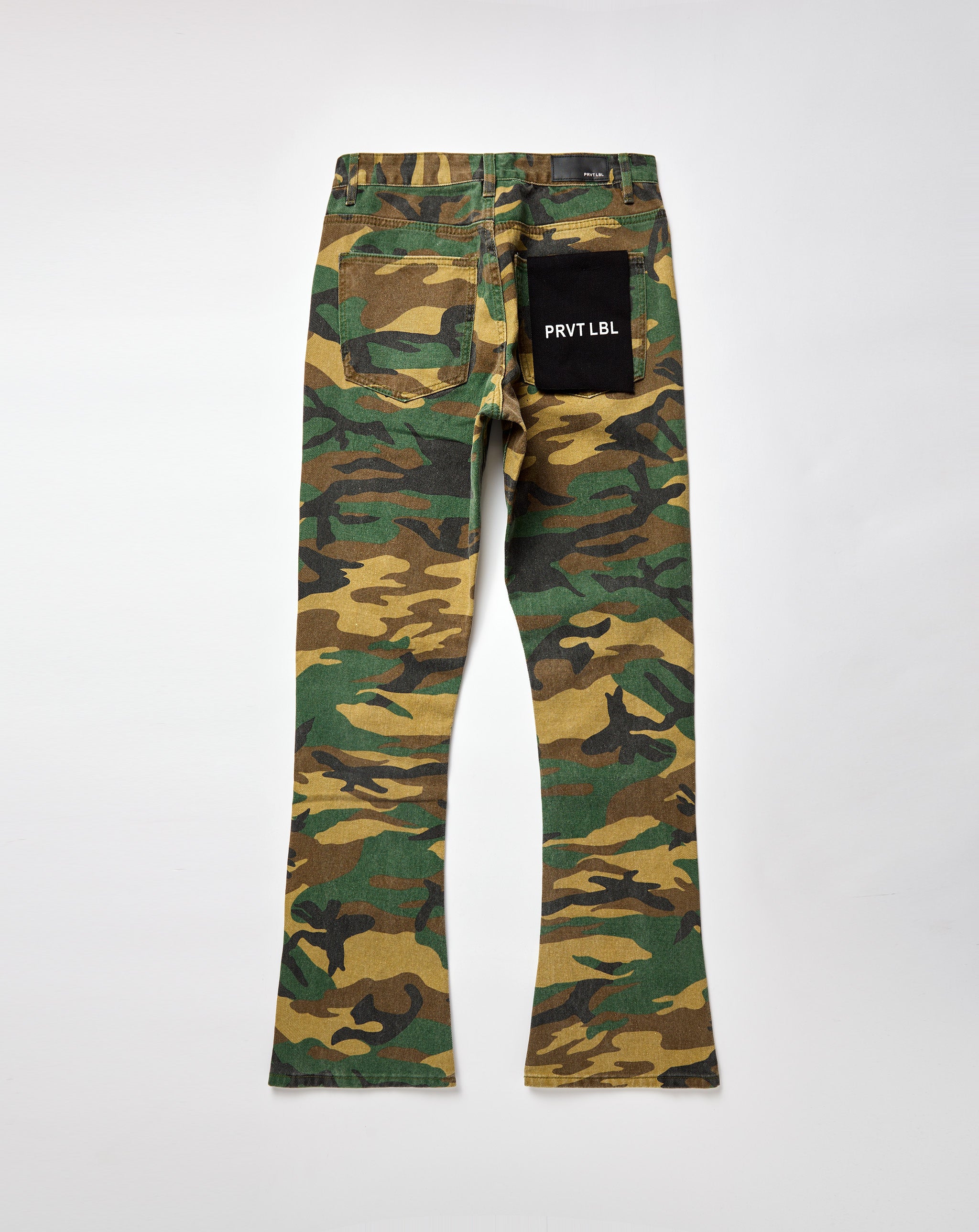 Stacked Camo Studded Pant