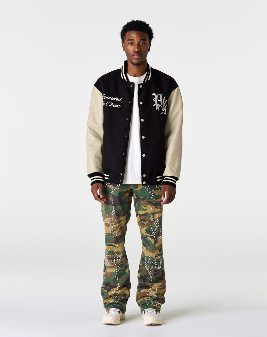 PRVT LBL Stacked Camo Studded Pant - Rule of Next Apparel