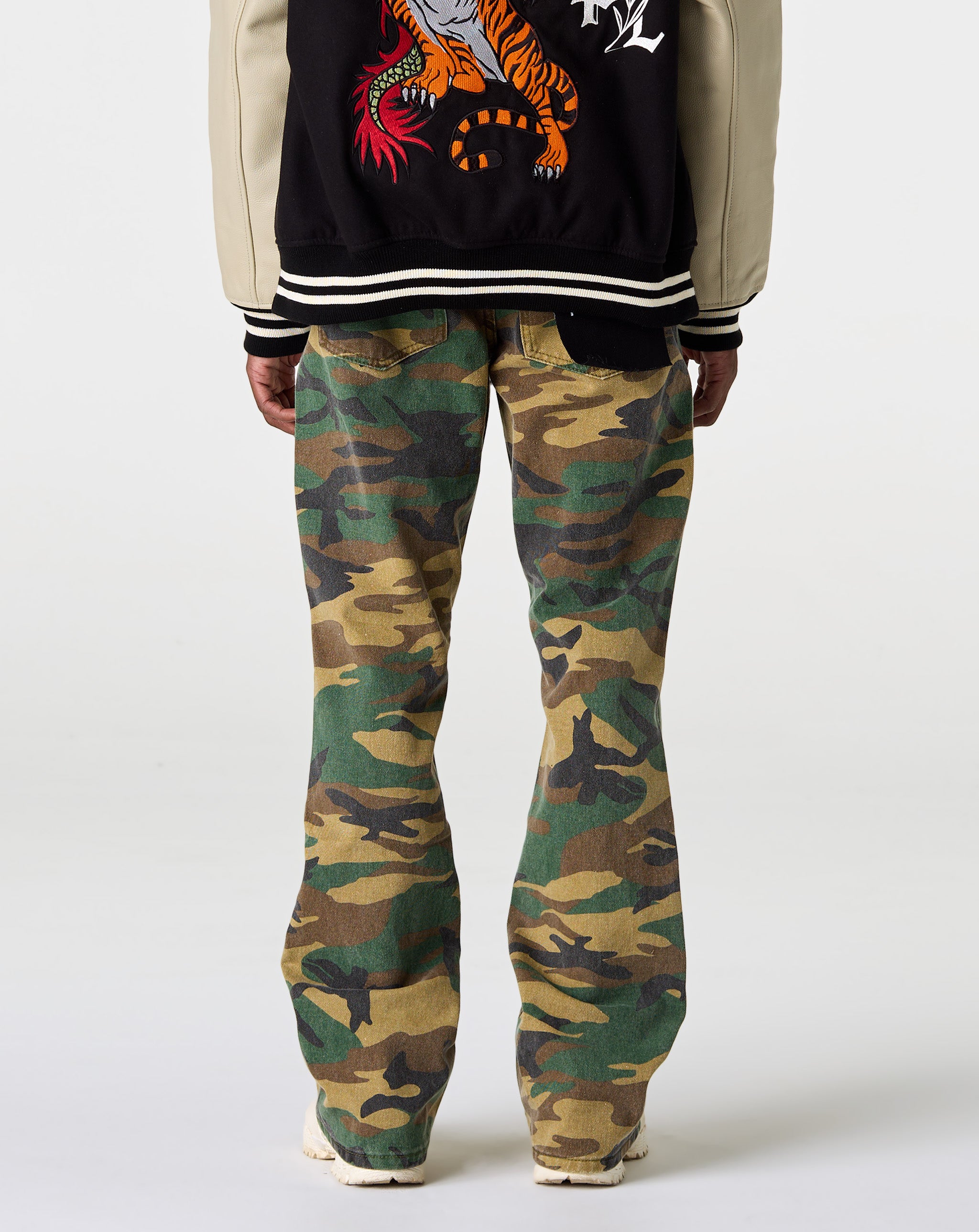 Stacked Camo Studded Pant